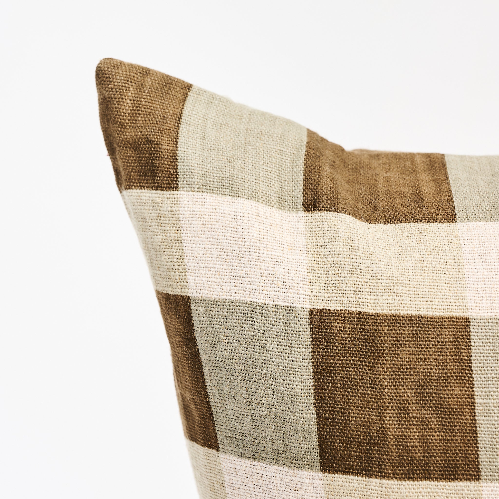 Ezra Mist Lumbar Pillow 16" x 24" on a white background at Addison West