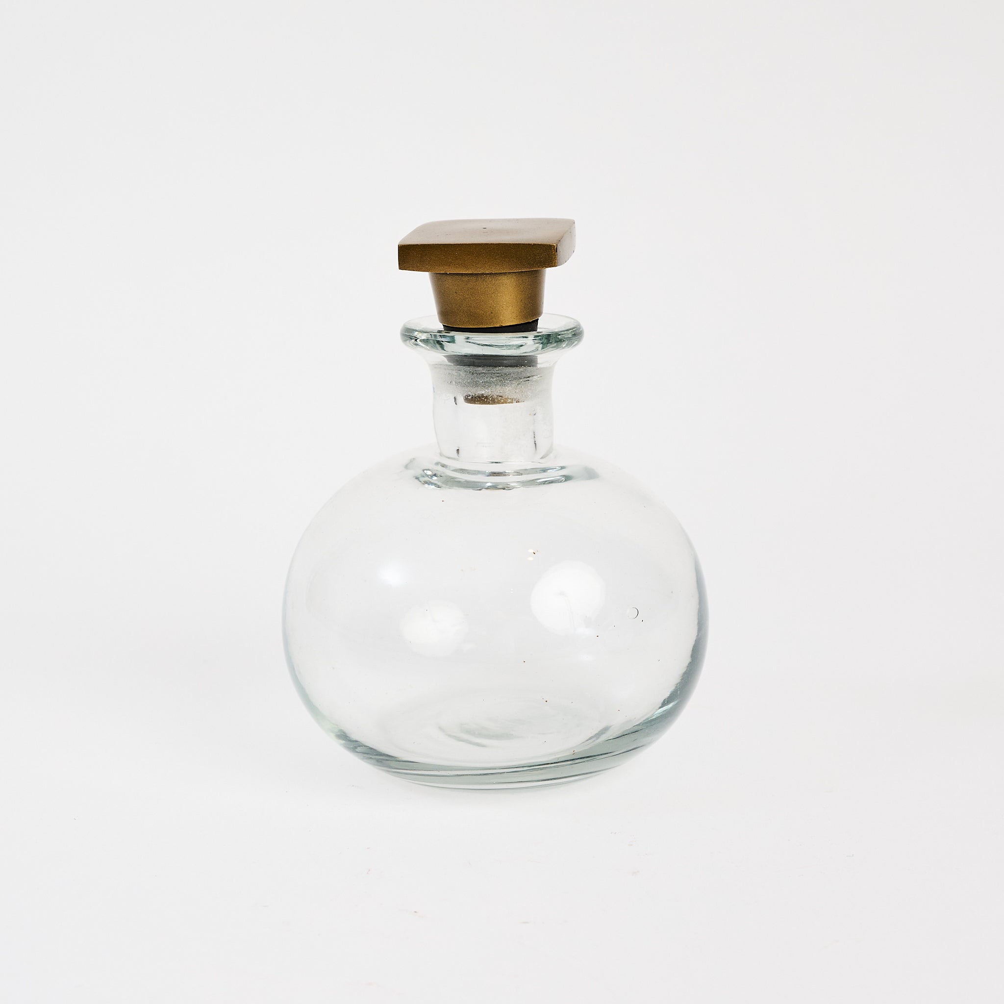 Carafe with Square Stopper on a white background at Addison West