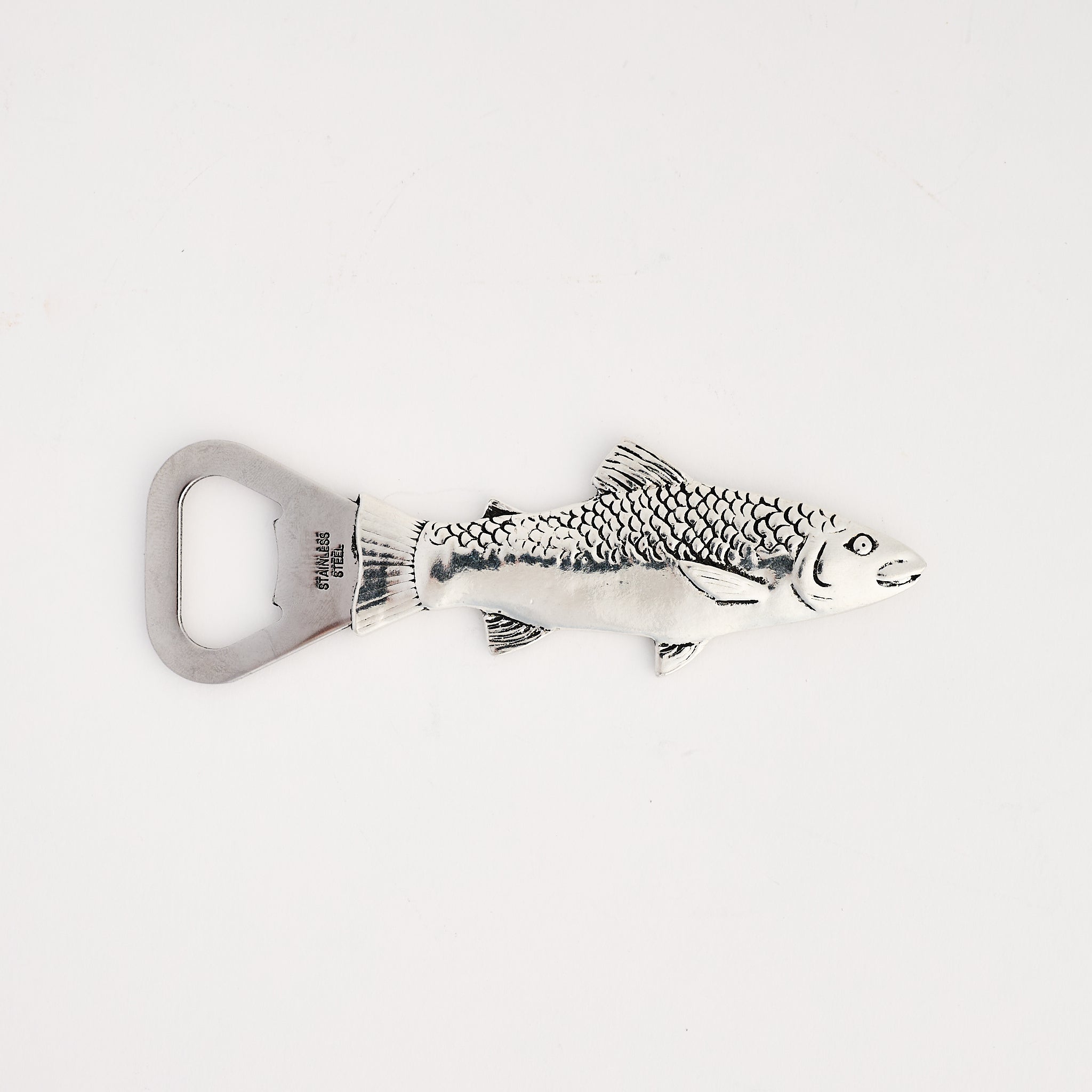 Fish Bottle Opener on a white background at Addison West