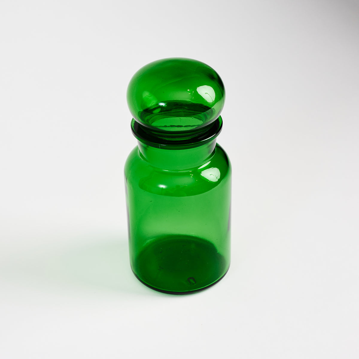 Vintage Wide Belgian Apothecary Jar on a white background at Addison West
