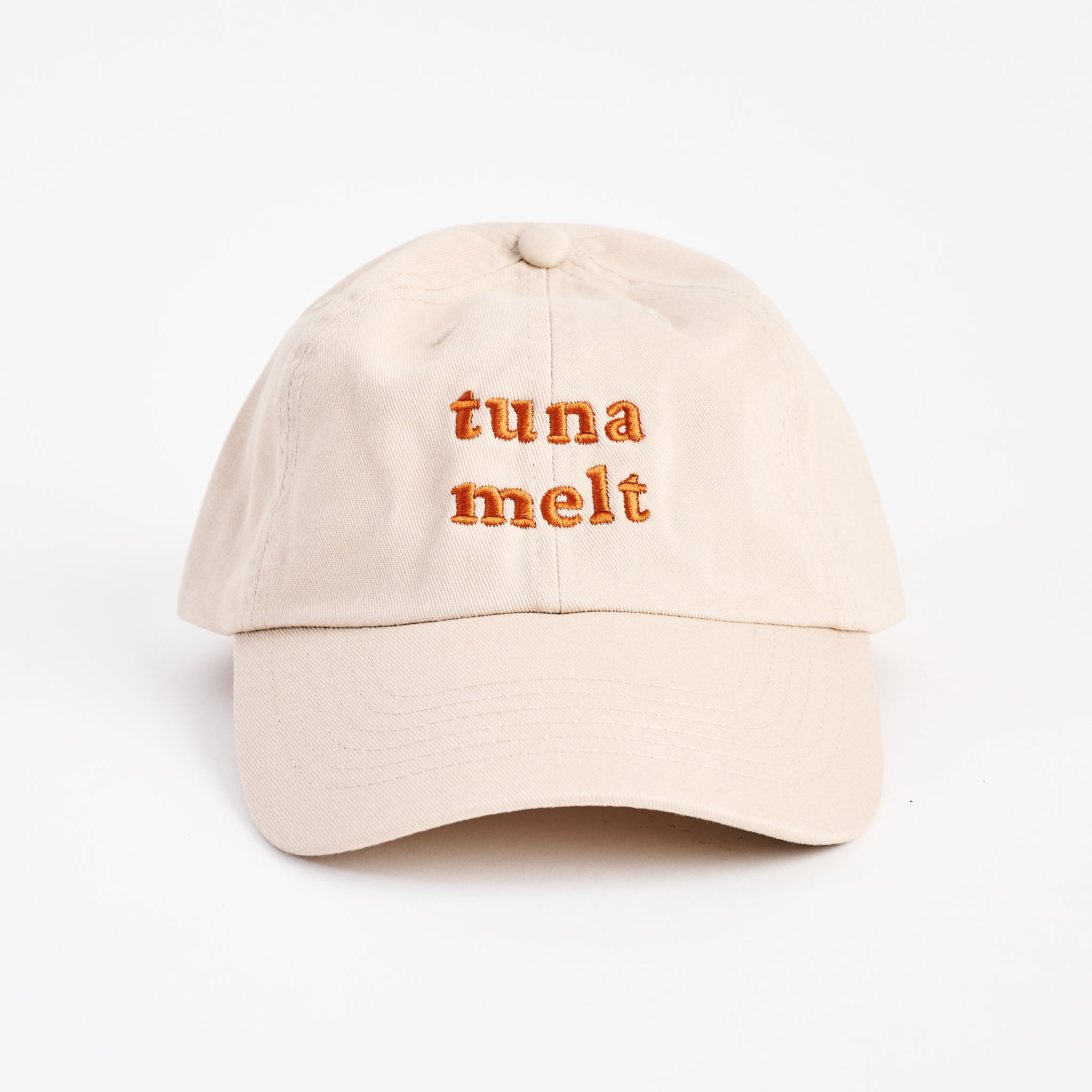 Tuna Melt Baseball Hat on a white background at Addison West