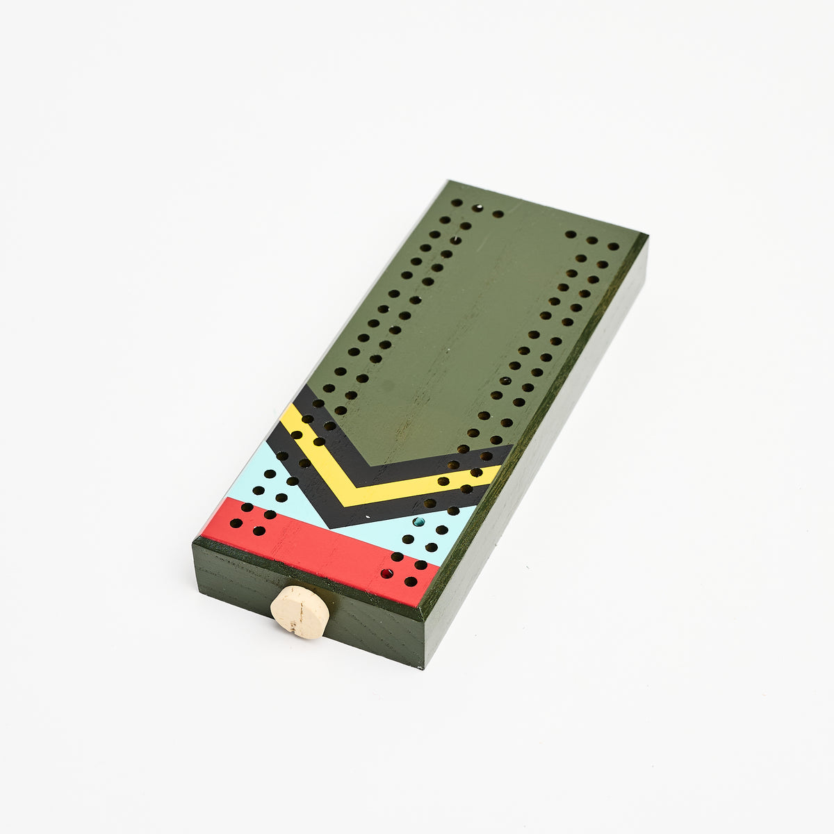 Sanborn Canoe Scout Pocket Cribbage Board on a white background at Addison West