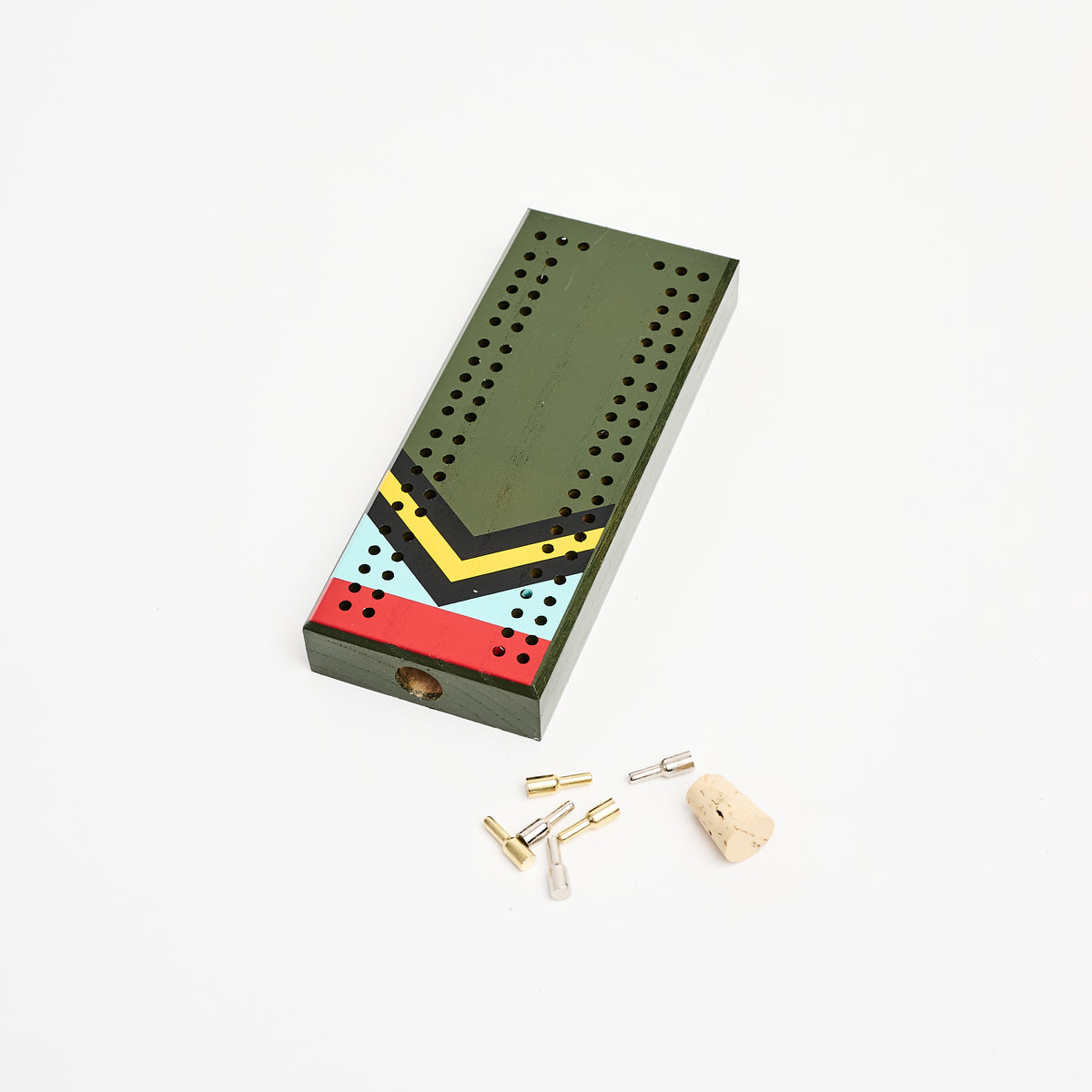 Sanborn Canoe Scout Pocket Cribbage Board on a white background at Addison West