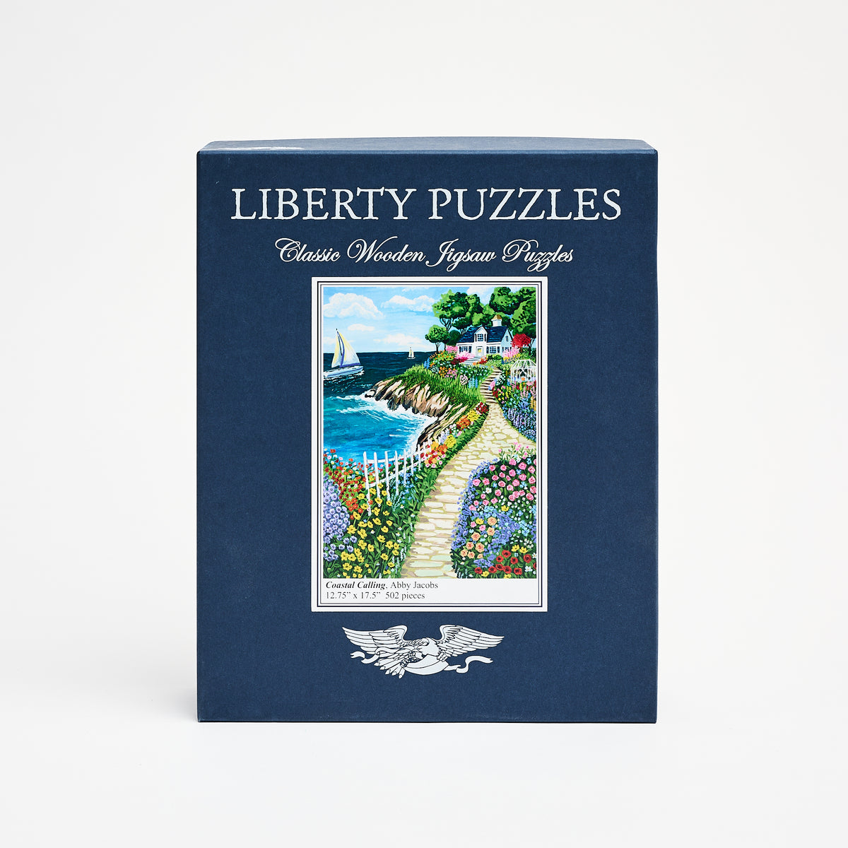 Liberty Puzzle Coastal Calling on a white background at Addison West