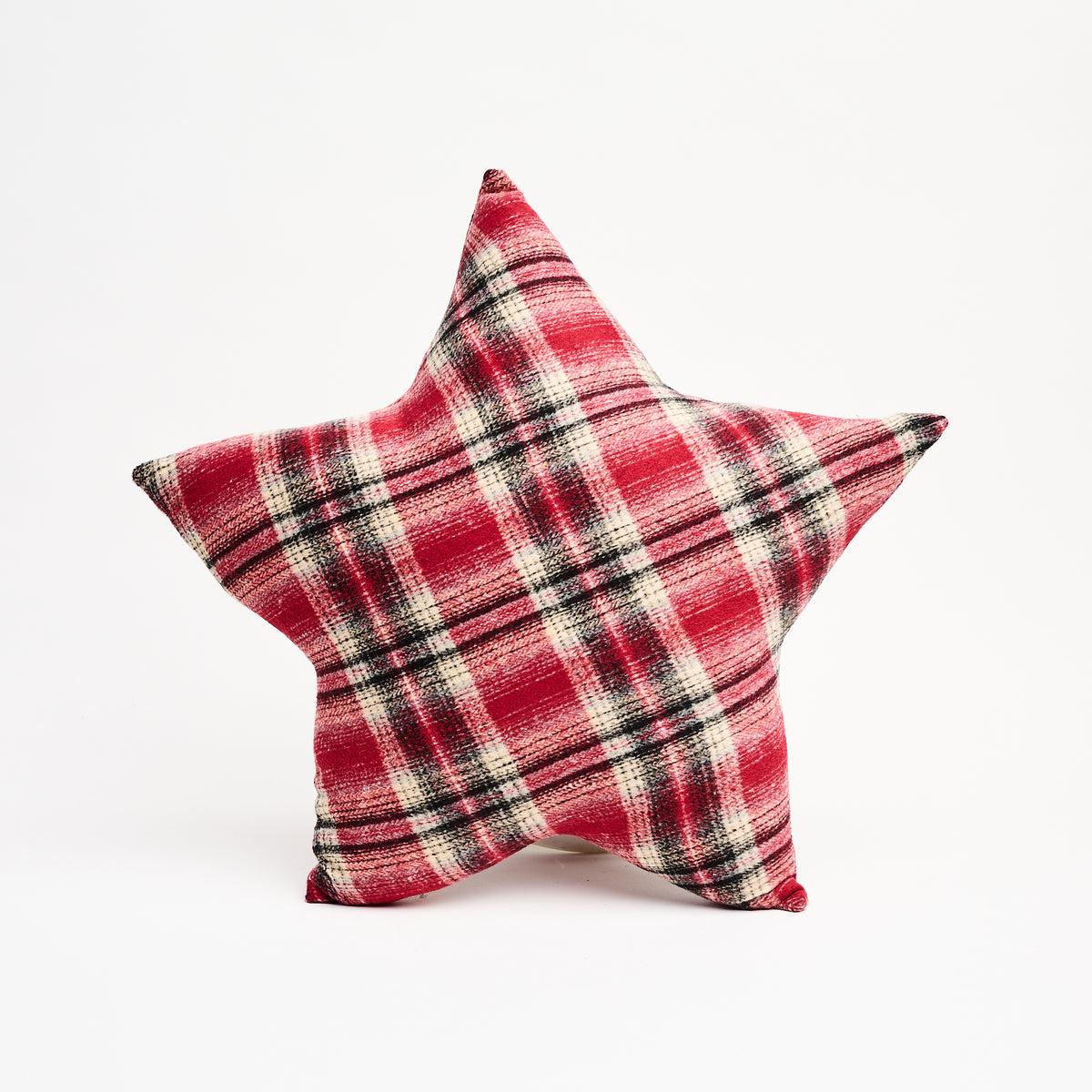 Flannel Star Pillow on a white background at Addison West