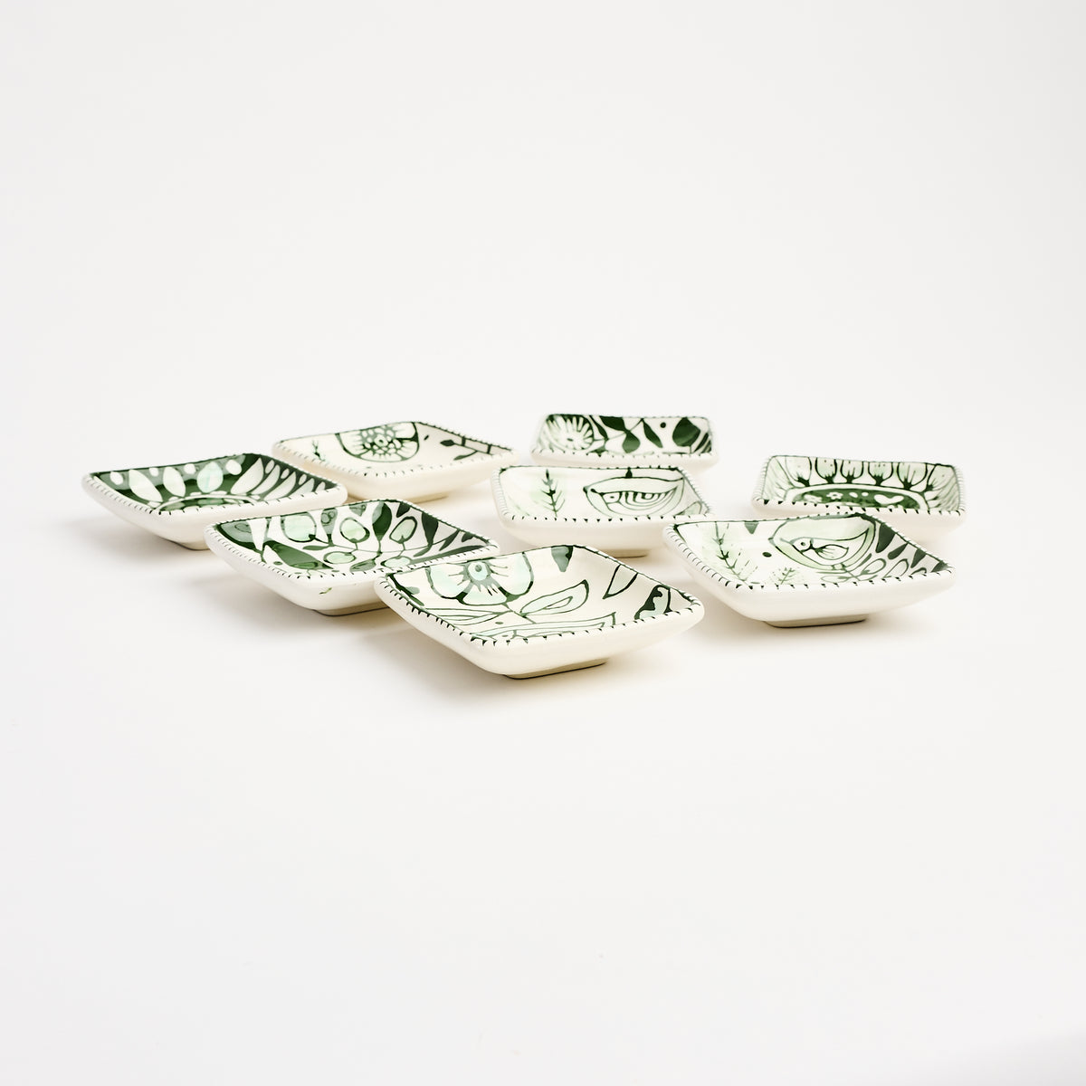 Stephanie Verdun Little Square Dish on a white background at Addison West