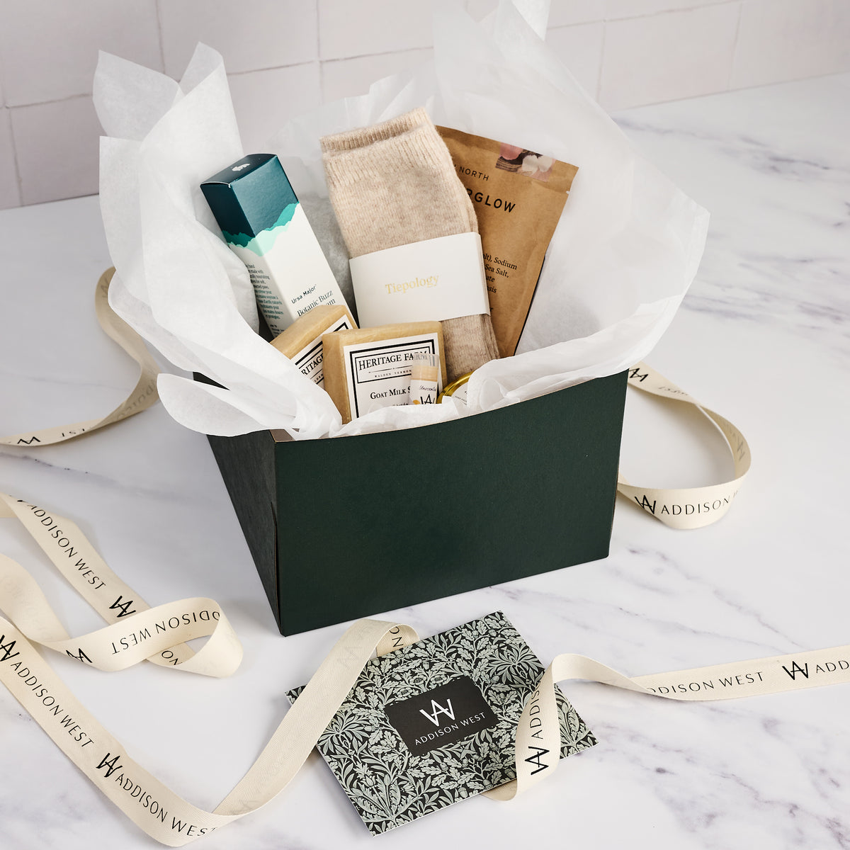 Cozy Up Gift Box on a white background at Addison West