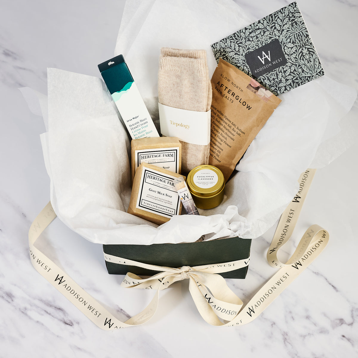 Cozy Up Gift Box on a white background at Addison West