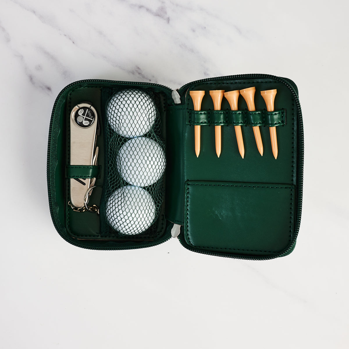 Leather Golf Set on a white background at Addison West