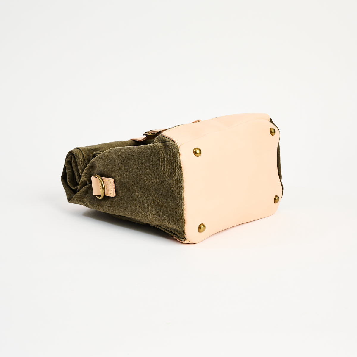 Insulated Field Bag in Olive on a white background at Addison West