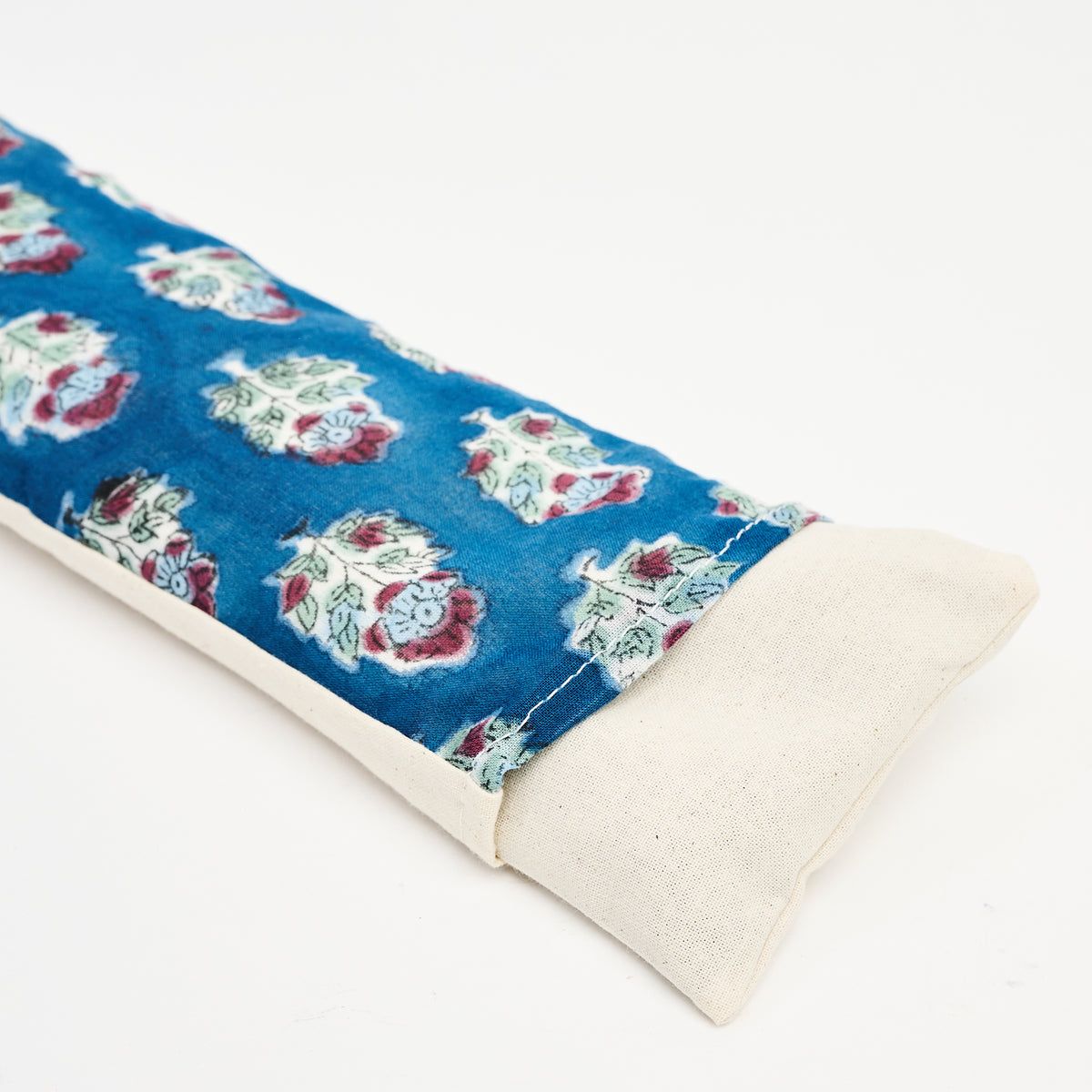 Lavender Eye Pillow in Blue on a white background at Addison West