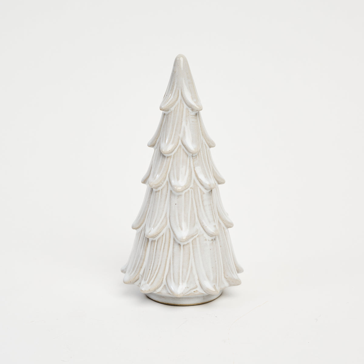 Cedar Snowdrift Ceramic Tree on a white background at Addison West