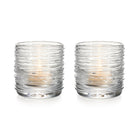 Echo Lake Tealight, Set of 2 on a white background at Addison West