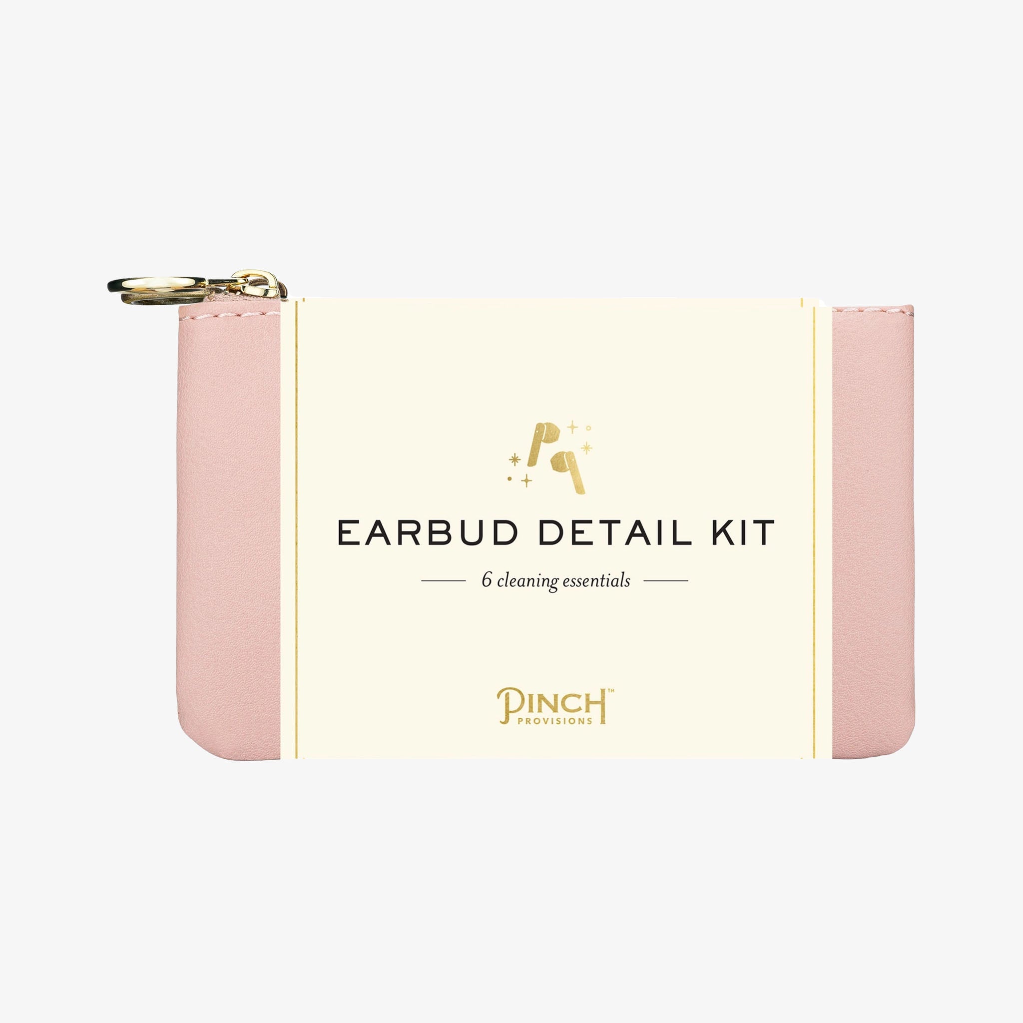 Pinch provisions Earbud Detail Kit in Blush Pink on a white background