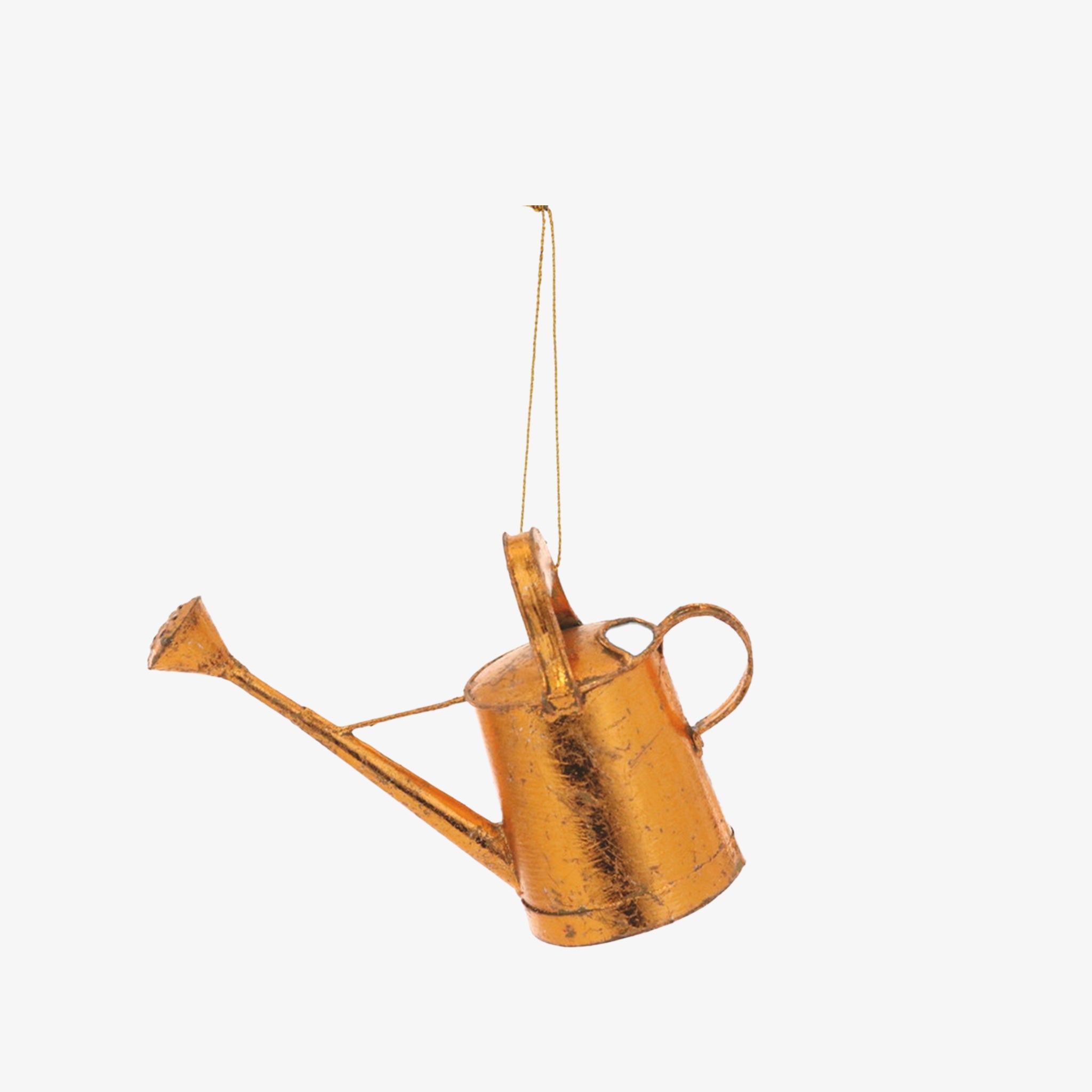 Cody Foster Copper Watering Can Ornament on a white background