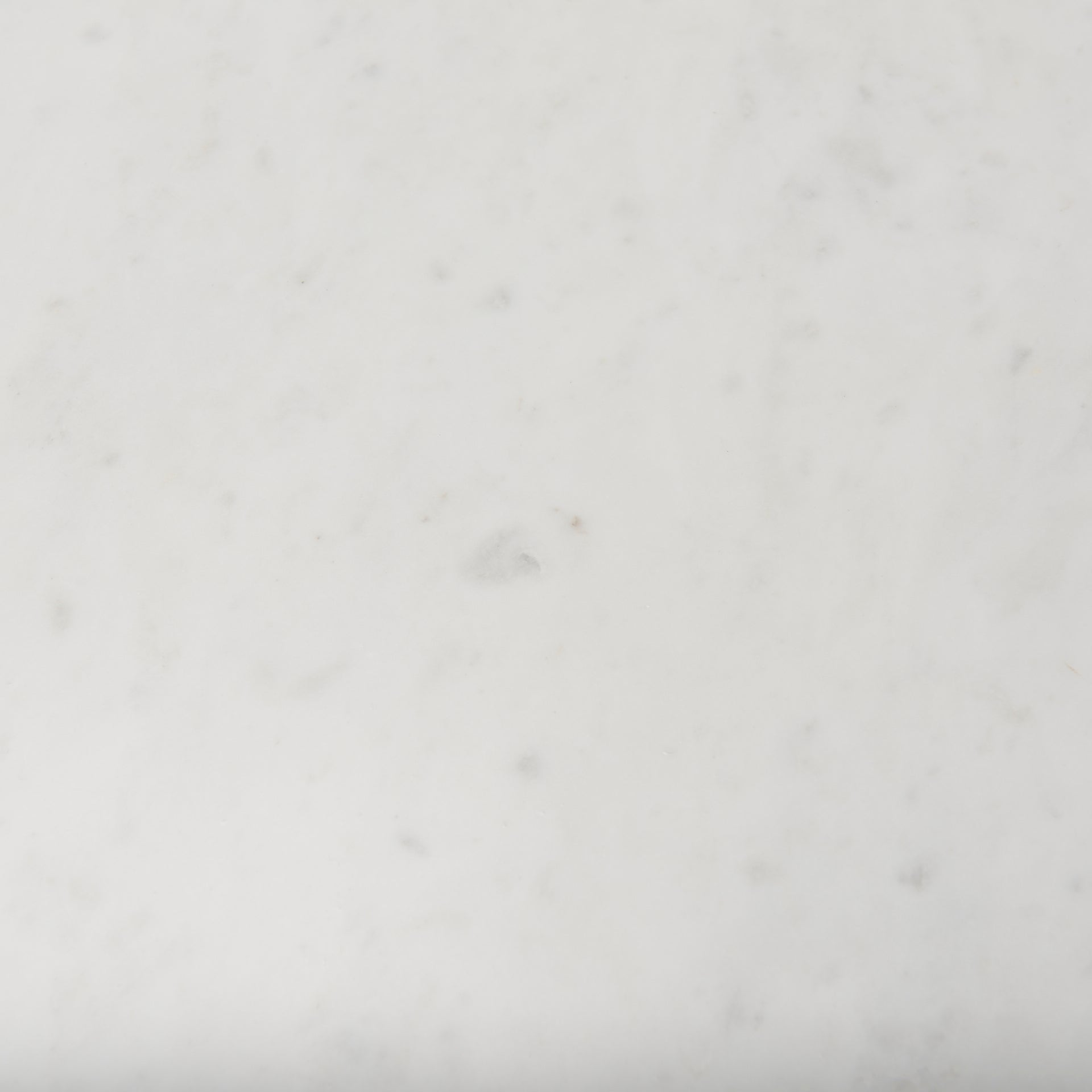 Close up of Enzo Marble Tabletop with Fluted Light Wood Base Foyer Accent