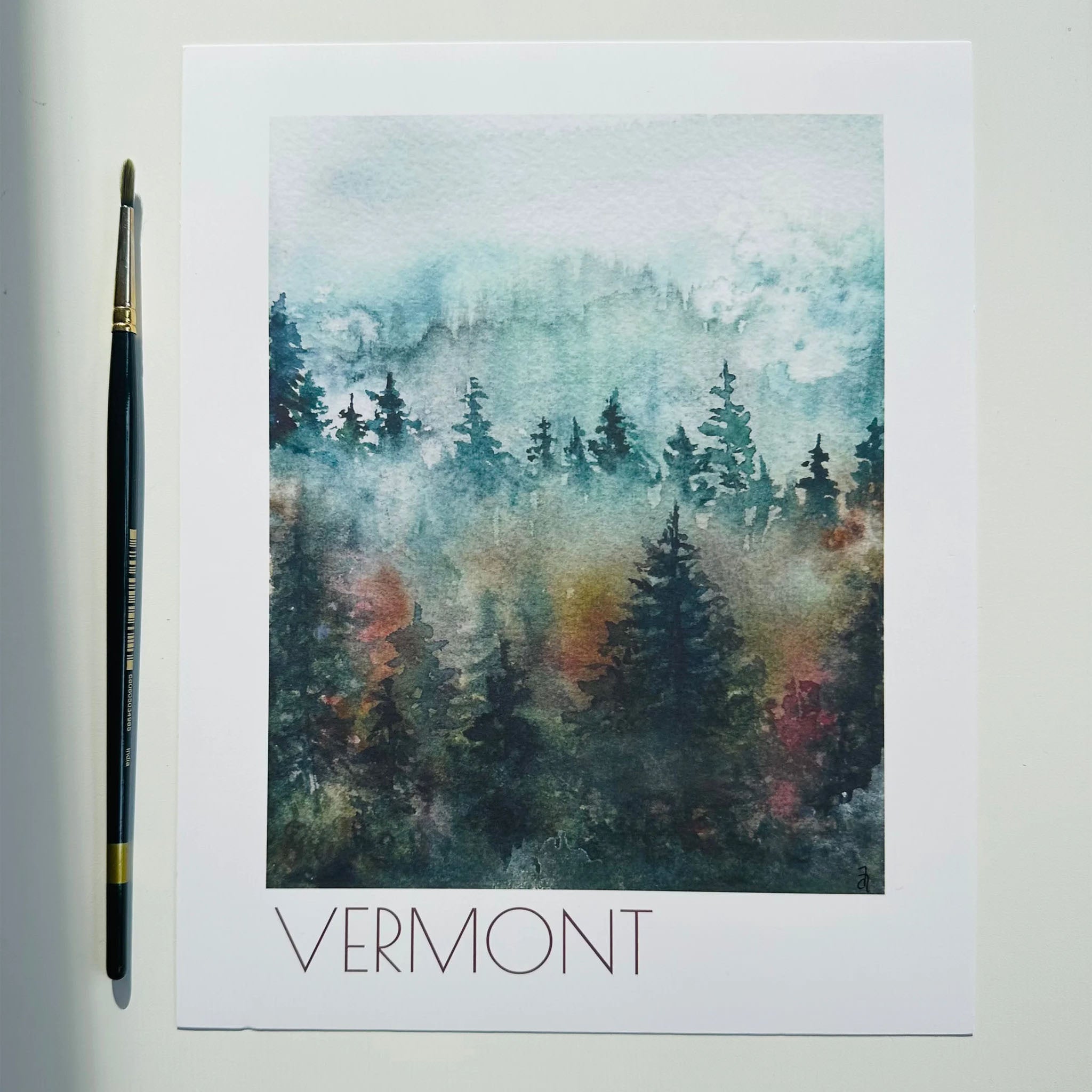 Ethereal Print by Deana Allgaier 11" x 14" on a white background at Addison West