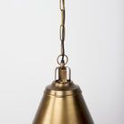 Fenton 18" Gold W/Gold Accents Pendant Light on a white background