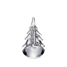 Five Sided Evergreen Glass Tree, 6" on a white background at Addison West