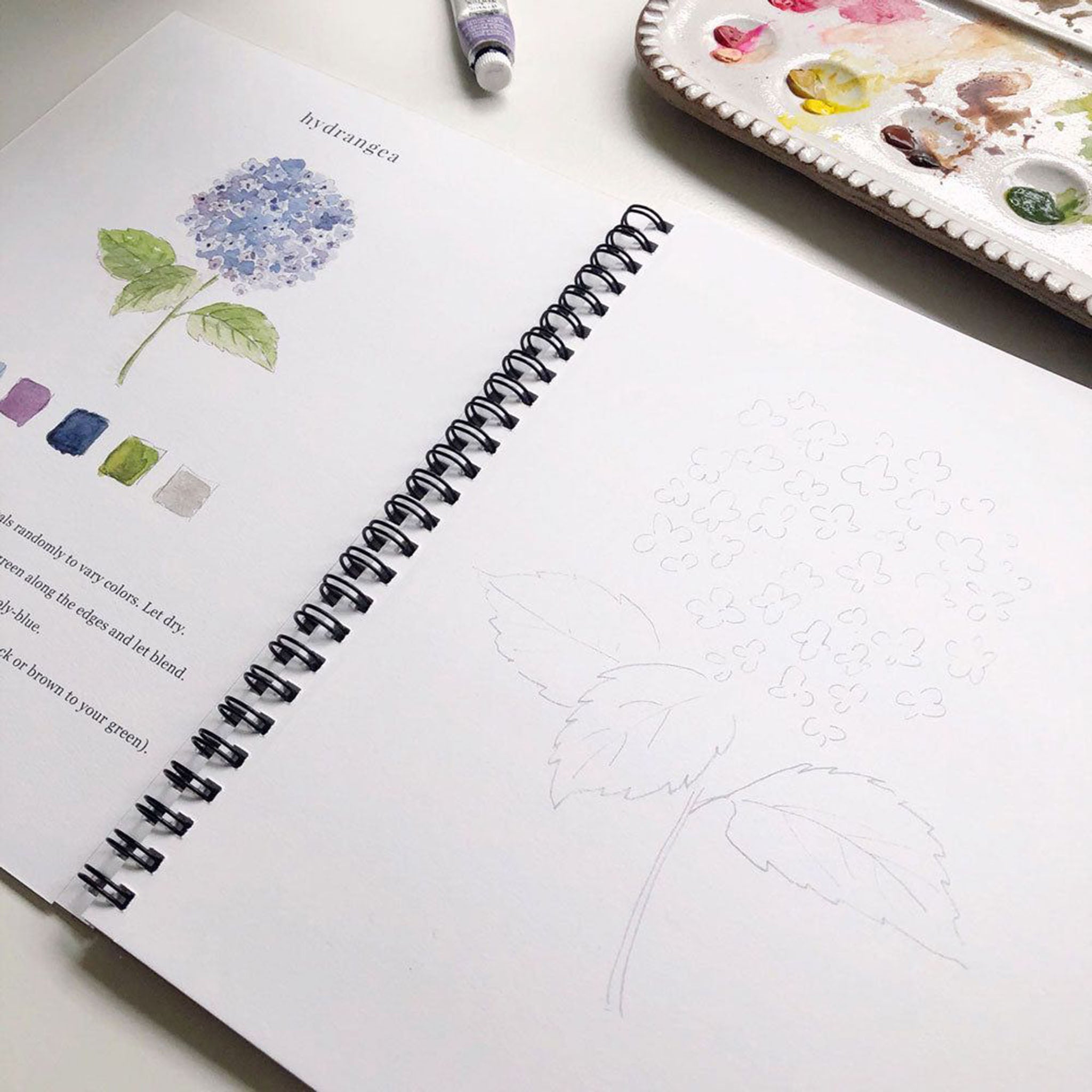 Flowers Watercolor Workbook - Addison West