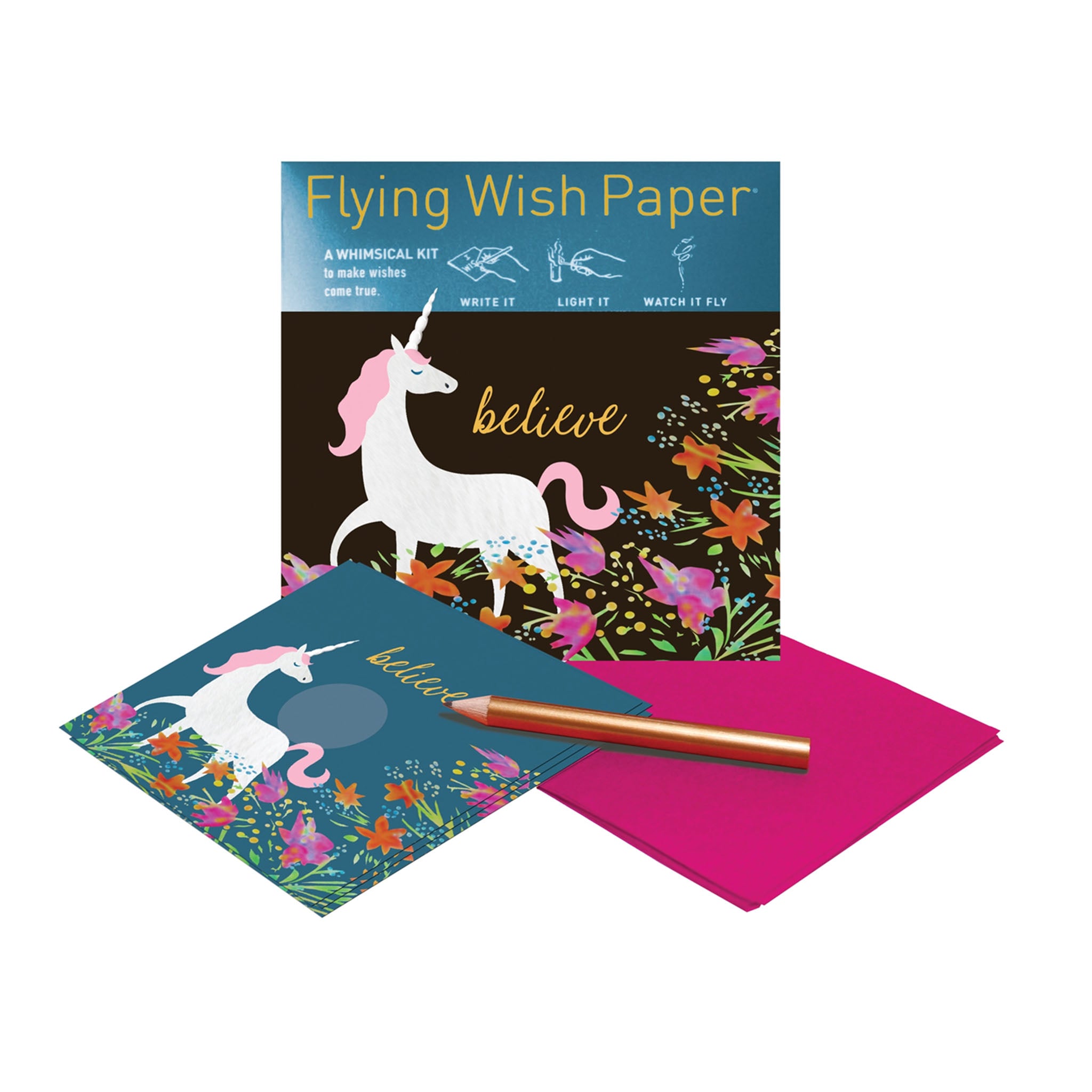 Unicorn Flying Wish Paper - Addison West