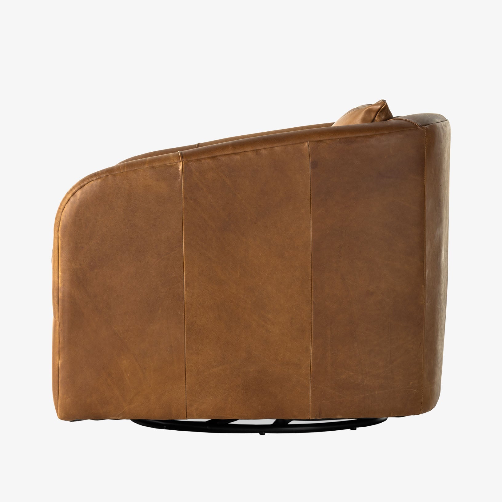 Four Hands Topanga Swivel Chair In Heirloom Sienna - Addison West