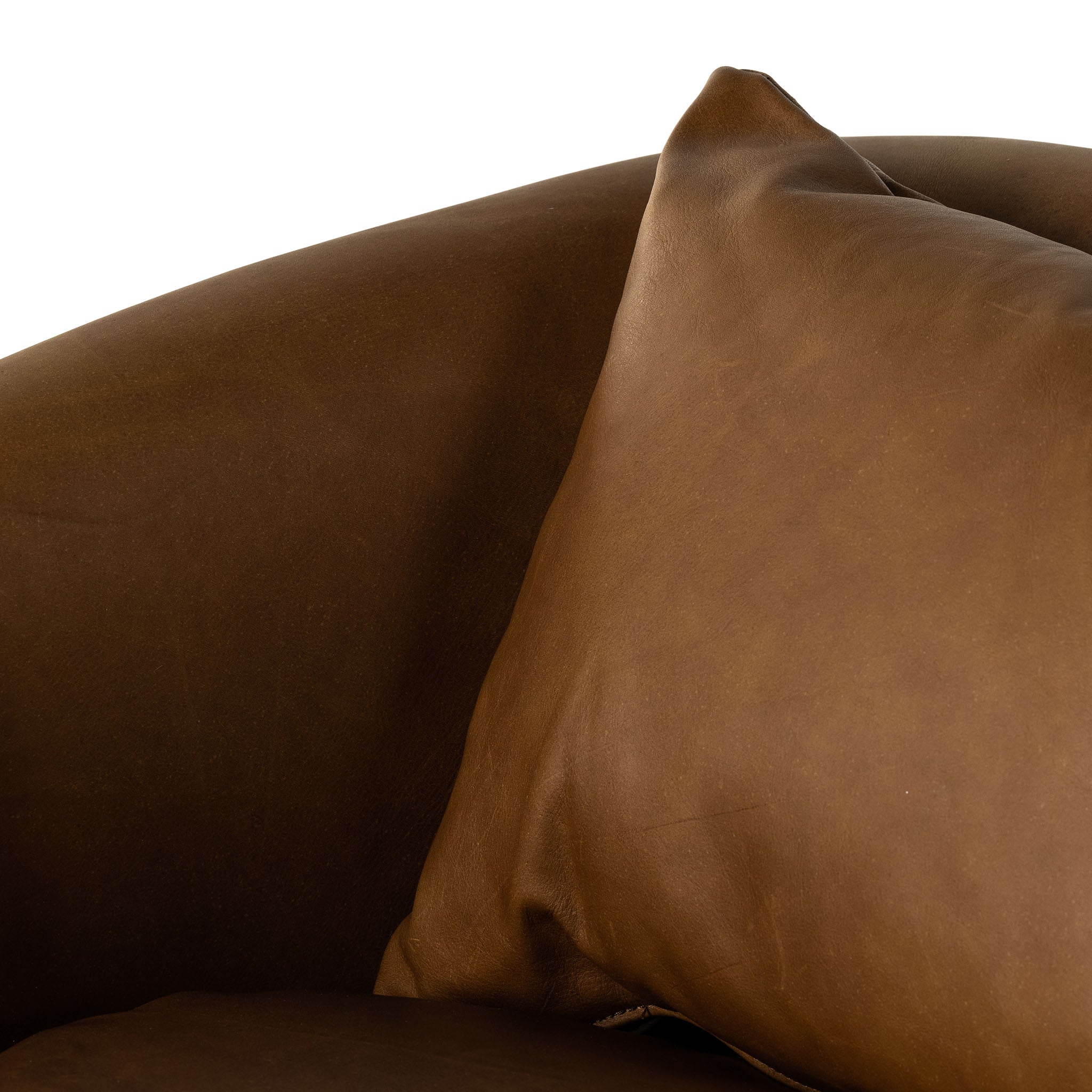 Four Hands Topanga Swivel Chair In Heirloom Sienna - Addison West
