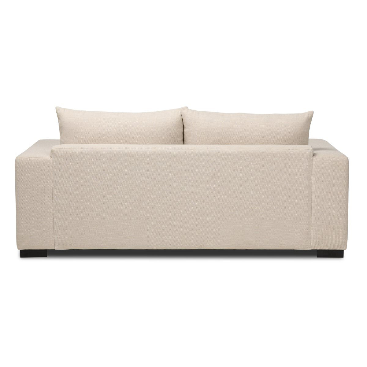 Back of Four Hands 74" Grant Sofa in Ashby Oatmeal on a white background at Addison West