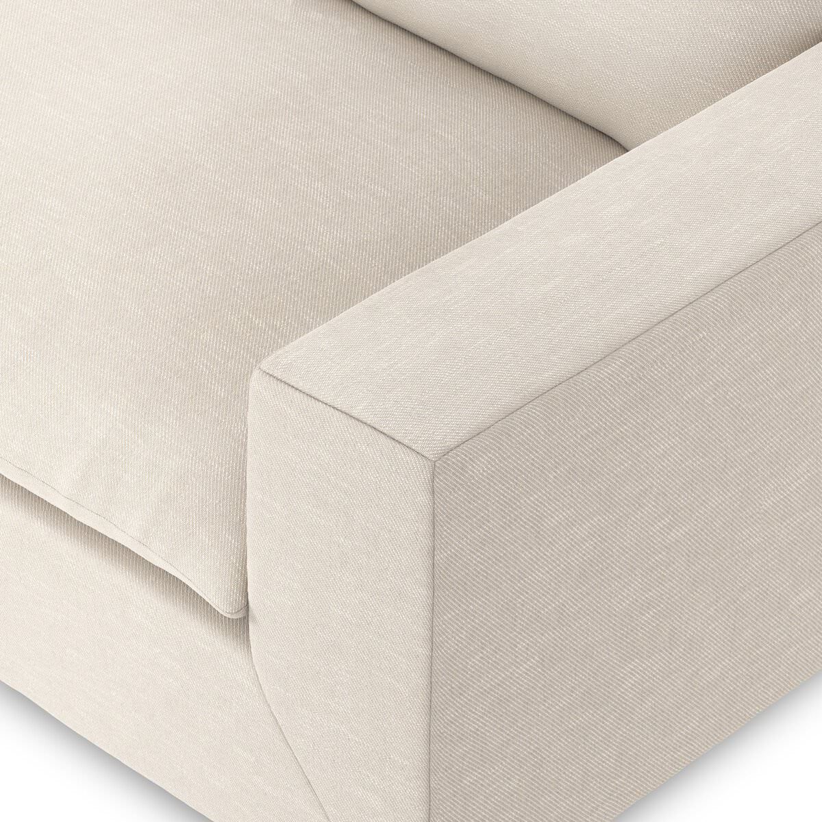 Close up of Four Hands 94" Grant Sofa in Ashby Oatmeal on a white background at Addison West