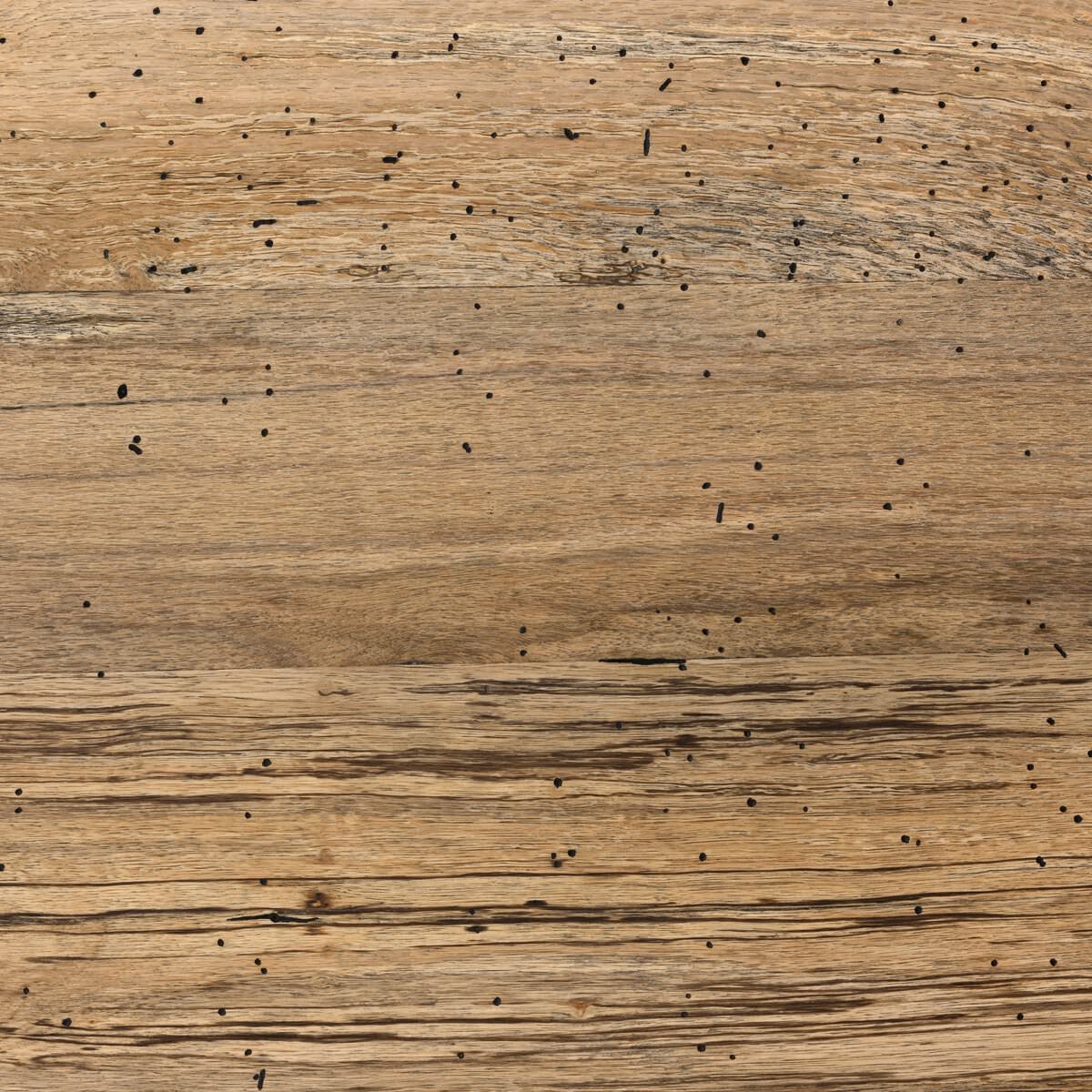 Close up of Four Hands Abaso Sideboard in Rustic Wormwood Oak at Addison West