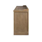 Side of Four Hands Adley Sideboard in Weathered Washed Oak Veneer on a white background at Addison West