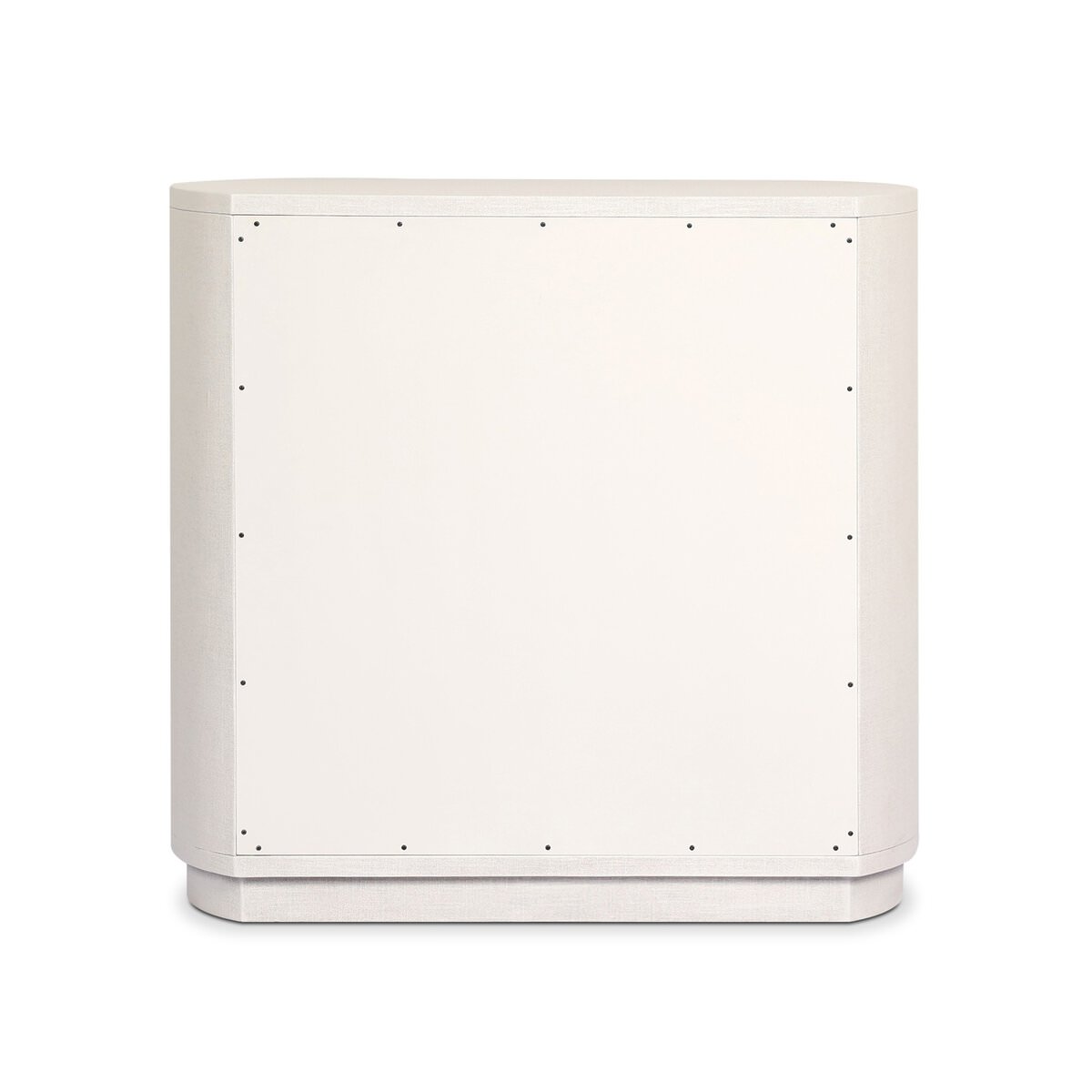 Back of Four Hands Amelia Chest in Ivory Painted Linen on a white background at Addison West