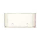 Back of Four Hands Amelia Sideboard in Ivory Painted Linen on a white background at Addison West