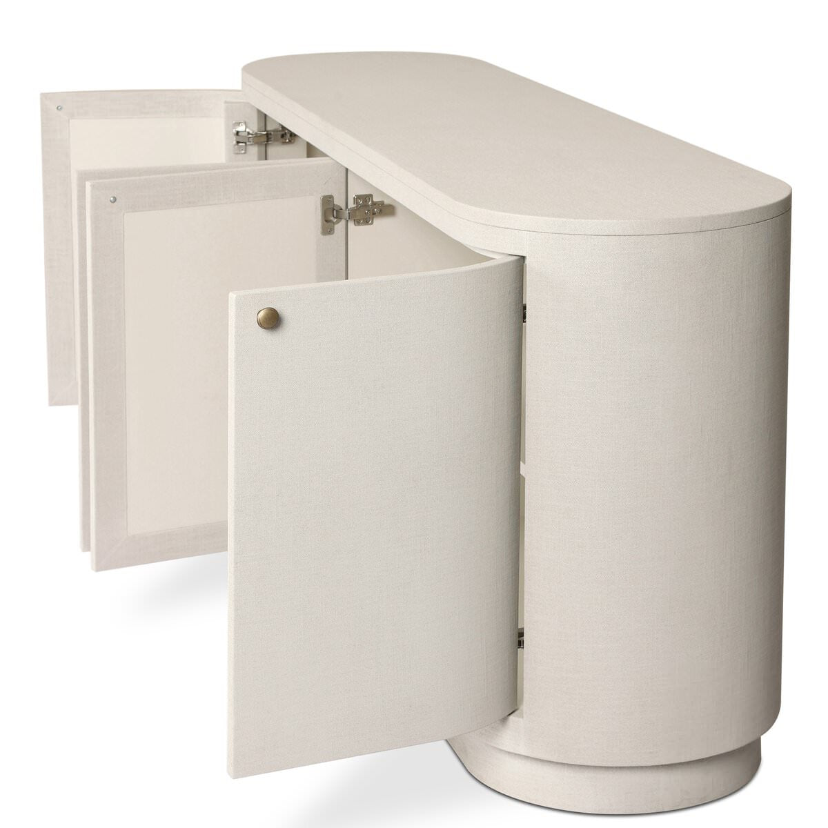 Four Hands Amelia Sideboard in Ivory Painted Linen on a white background at Addison West