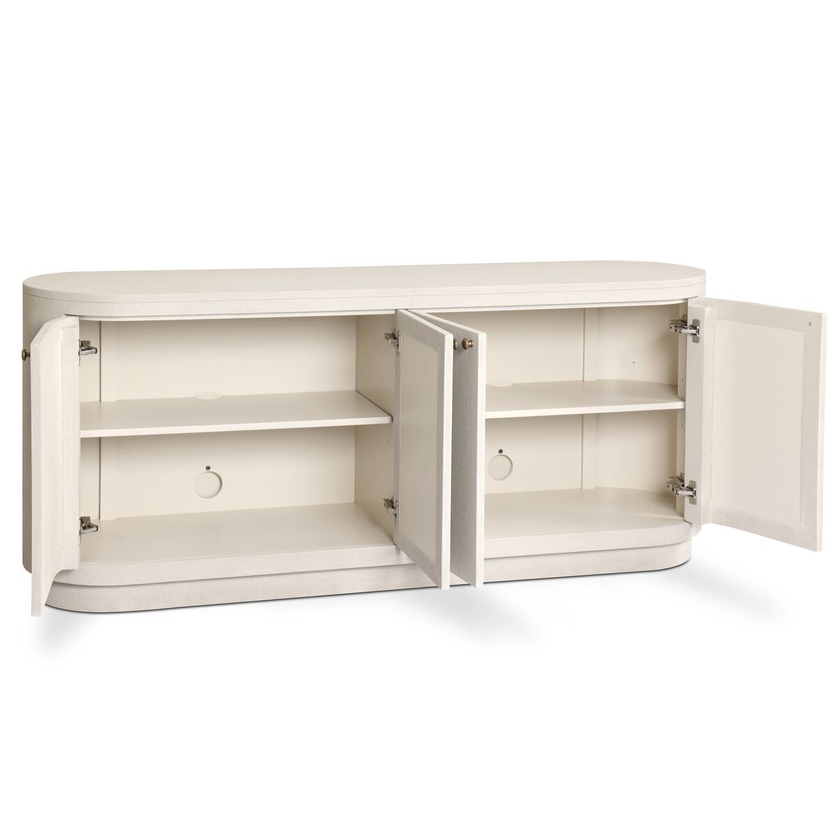 Four Hands Amelia Sideboard in Ivory Painted Linen on a white background at Addison West