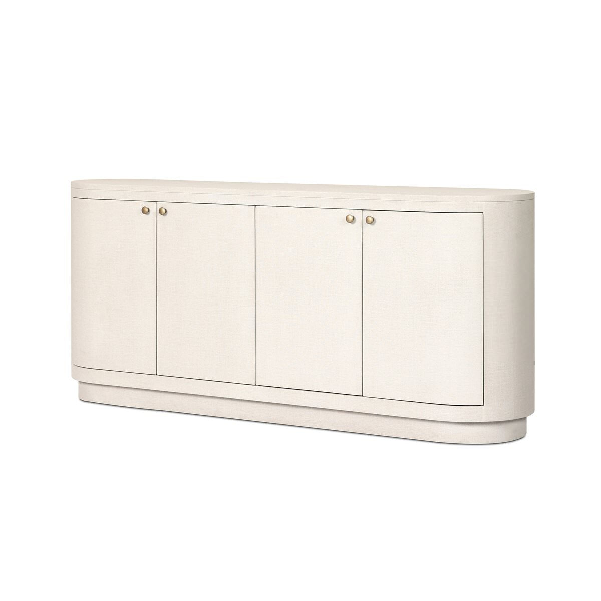 Four Hands Amelia Sideboard in Ivory Painted Linen on a white background at Addison West