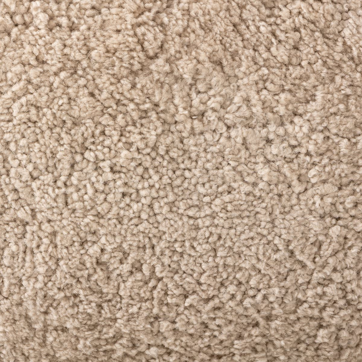 Close up of Four Hands Amelie Chair in Beige Shearling on a white background at Addison West