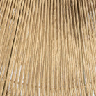 Close up of Four Hands Astra Table Lamp in Cream Italian Marble on a white background at Addison West