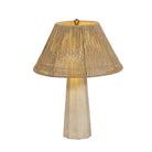 Four Hands Astra Table Lamp in Cream Italian Marble on a white background at Addison West