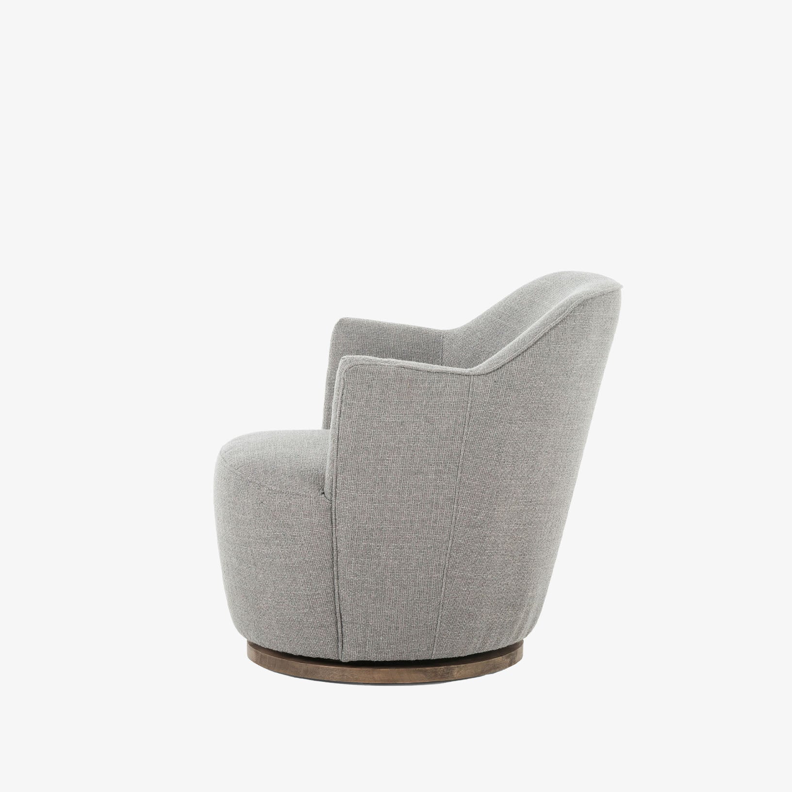 Four Hands Aurora Swivel Chair in Gibson Silver - Addison West