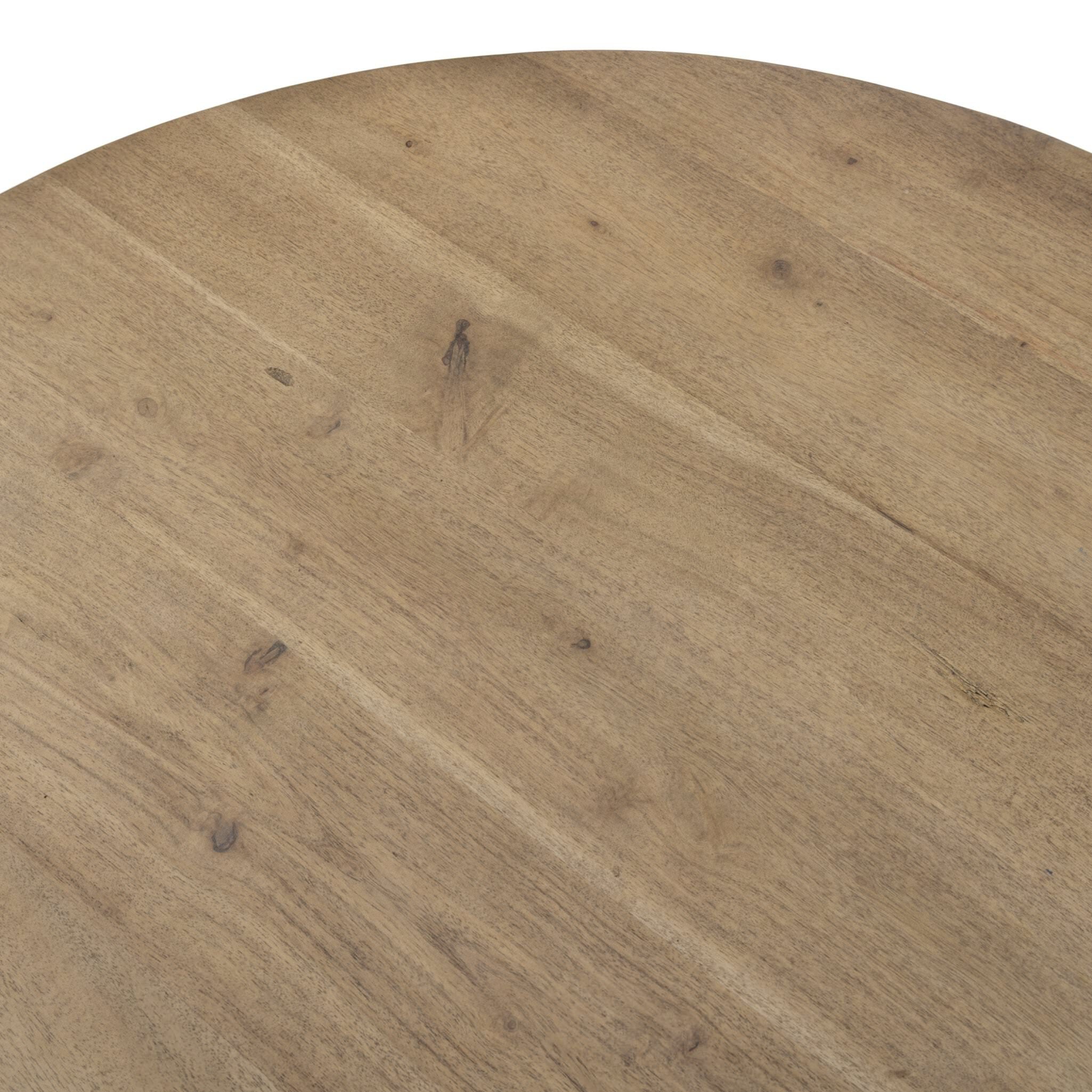 Four Hands Barron End Table in Light Mixed Reclaimed on white background at Addison West.