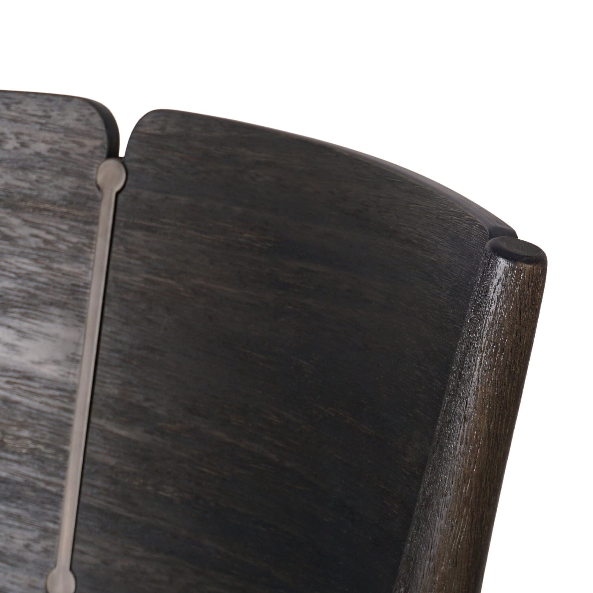 Close up for Four Hands Benton Counter Stool in Savile Flannel on a white background at Addison West