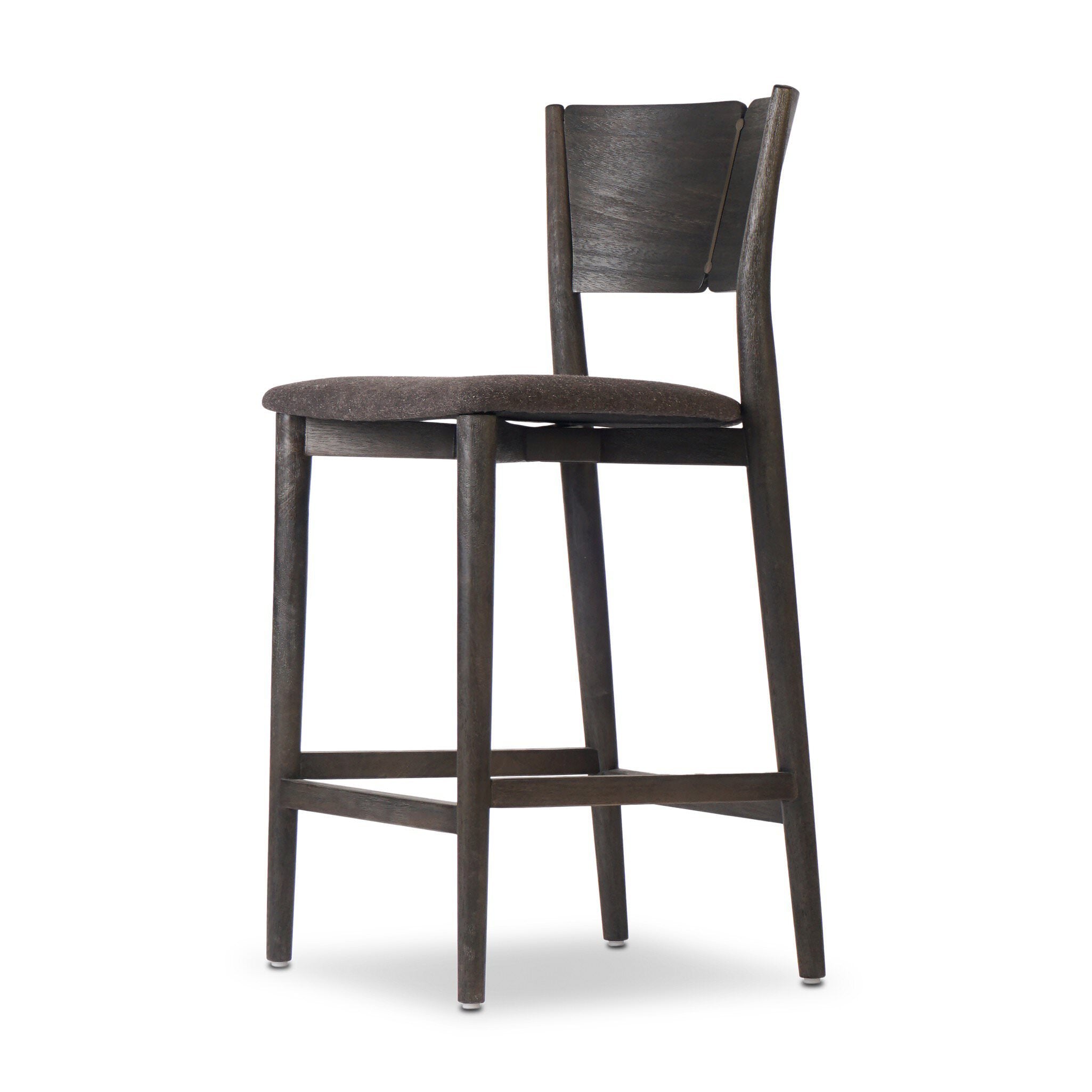 Four Hands Benton Counter Stool in Savile Flannel on a white background at Addison West