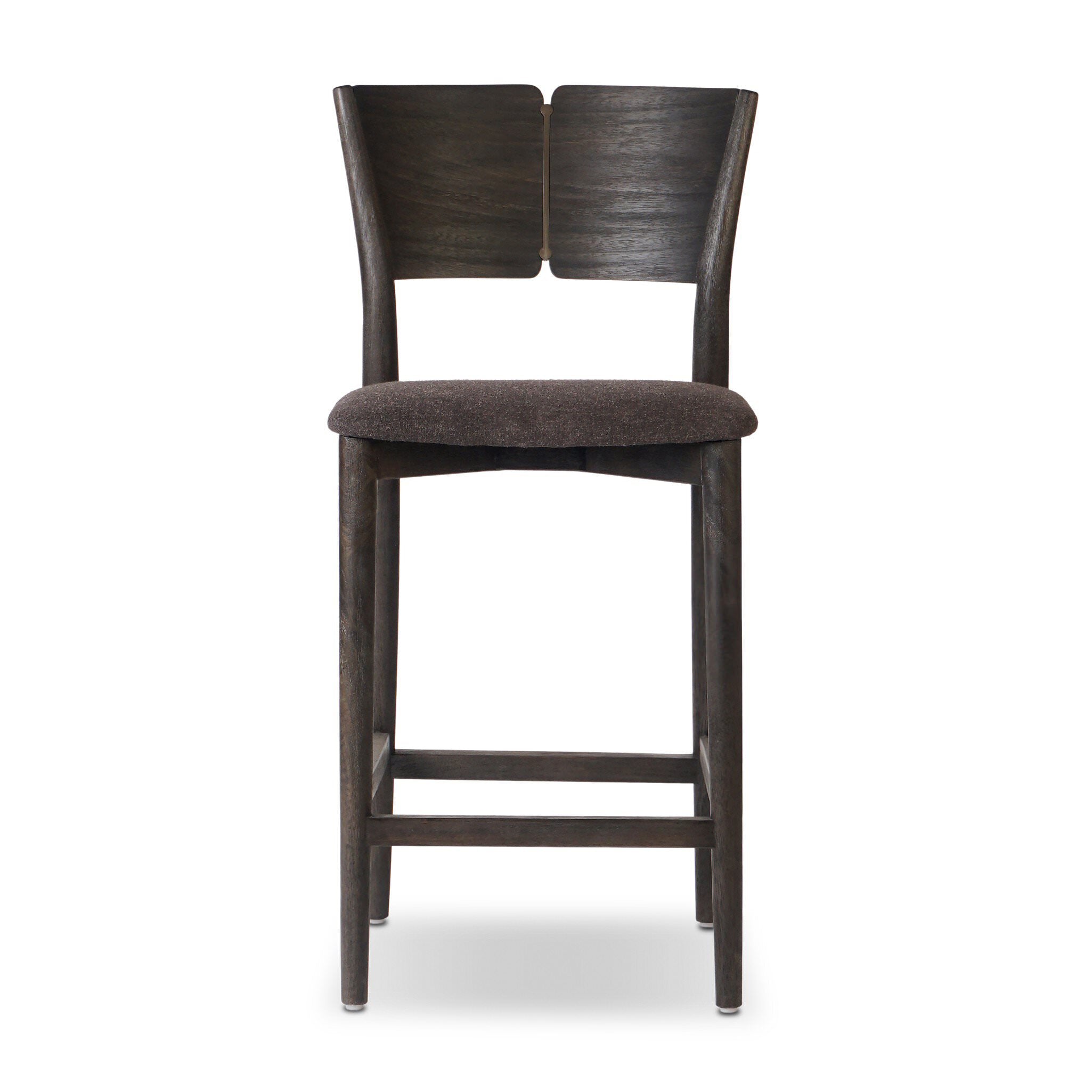 Four Hands Benton Counter Stool in Savile Flannel on a white background at Addison West