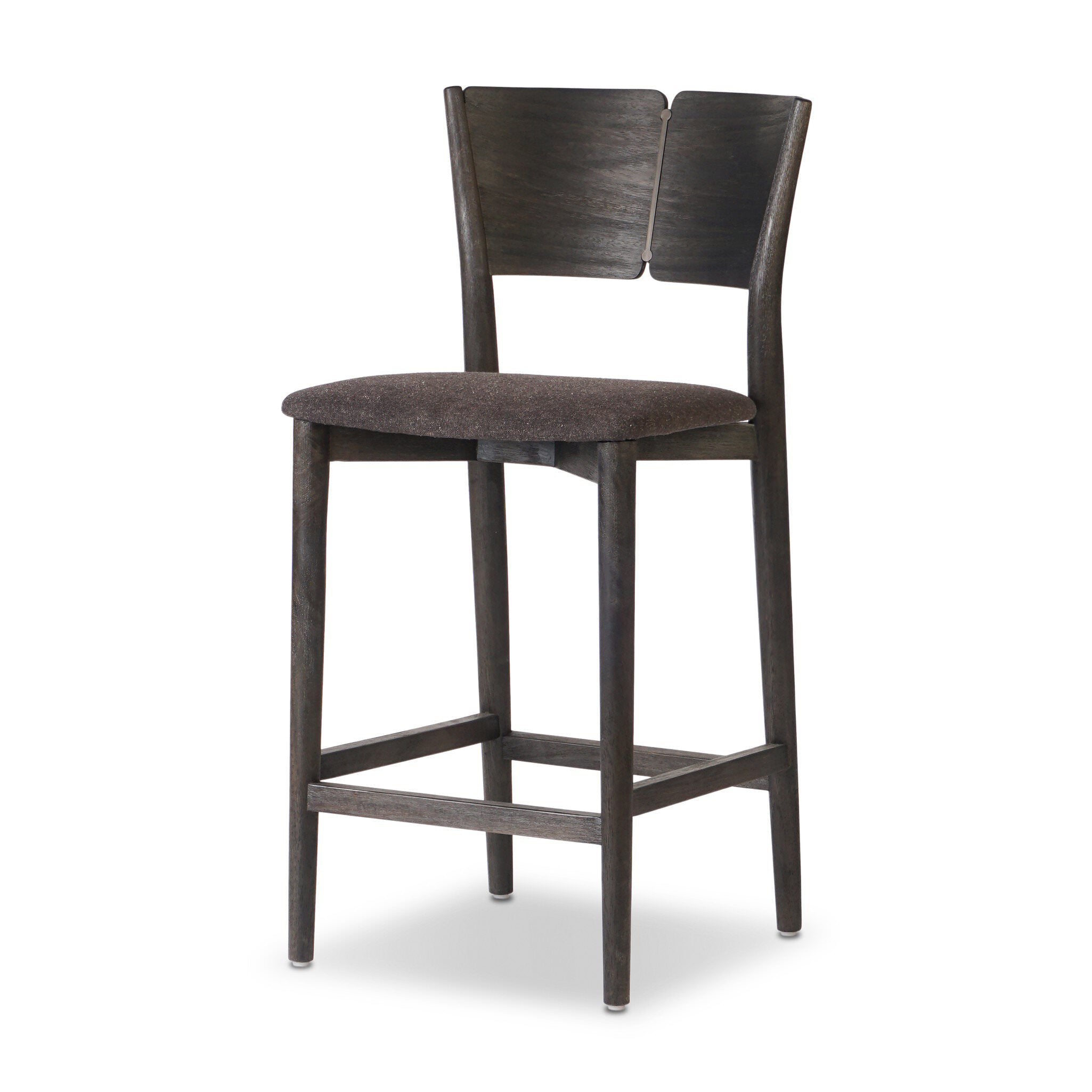 Four Hands Benton Counter Stool in Savile Flannel on a white background at Addison West