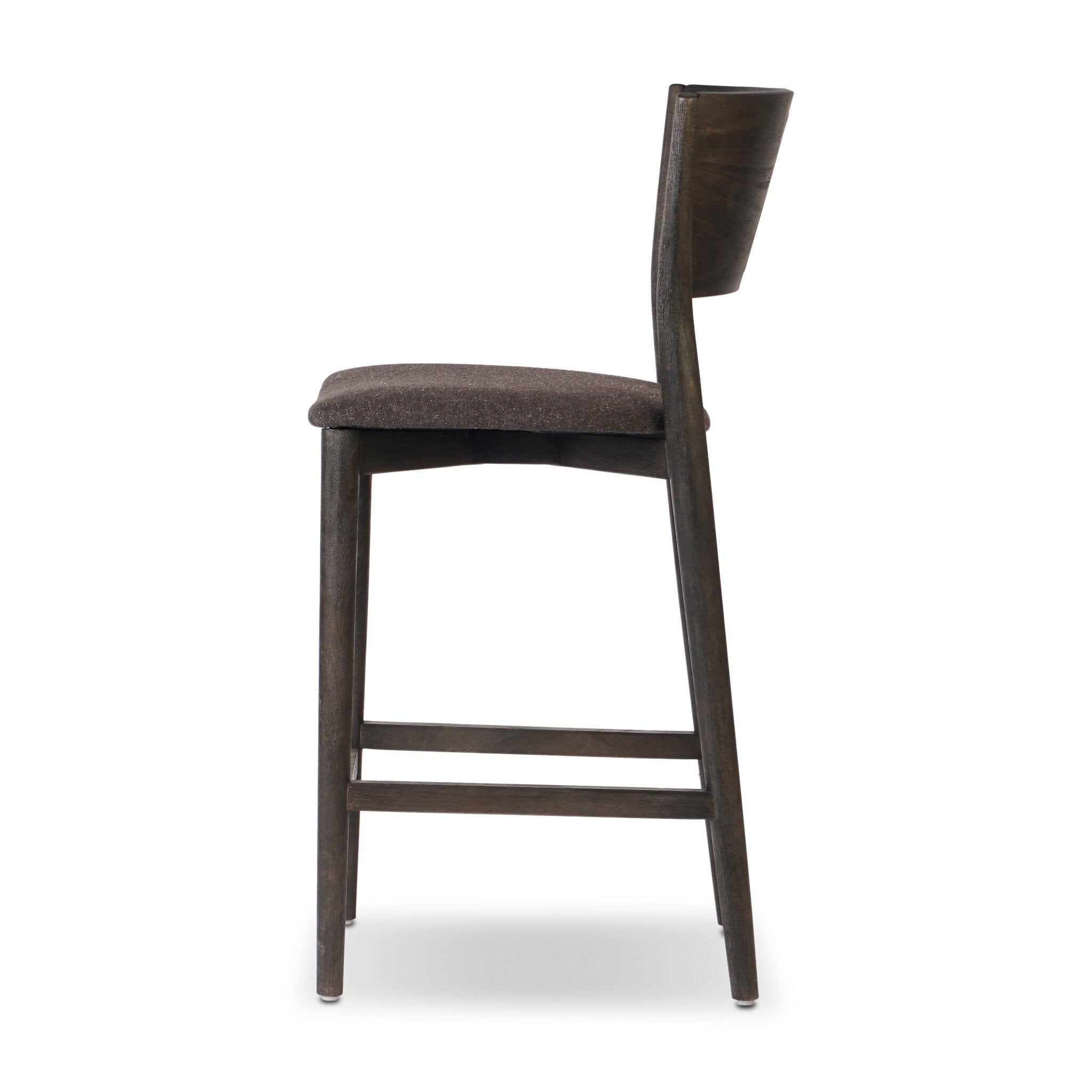 Four Hands Benton Counter Stool in Savile Flannel on a white background at Addison West