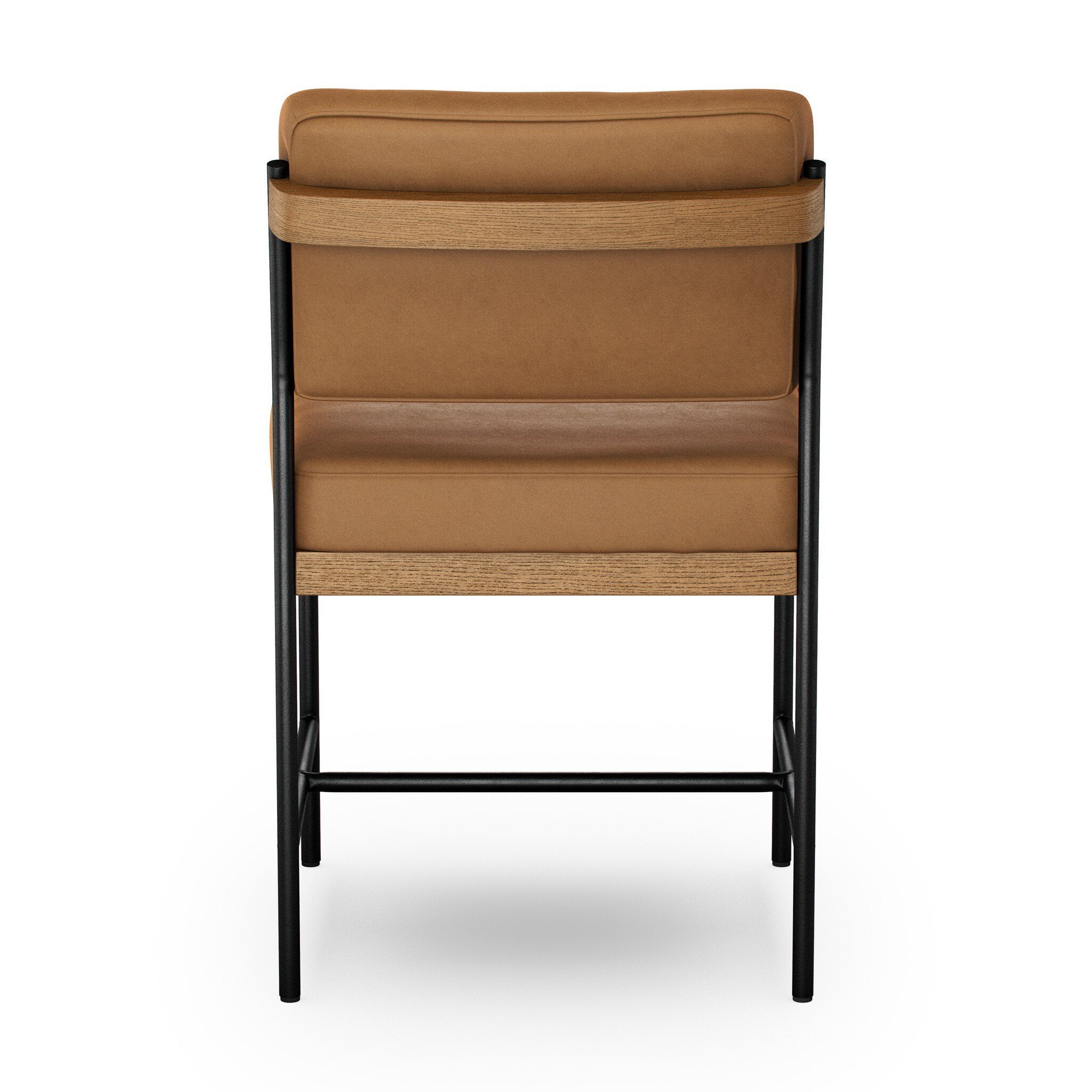 Four Hands Benton Dining Chair in Maestro Camel on white background at Addison West.