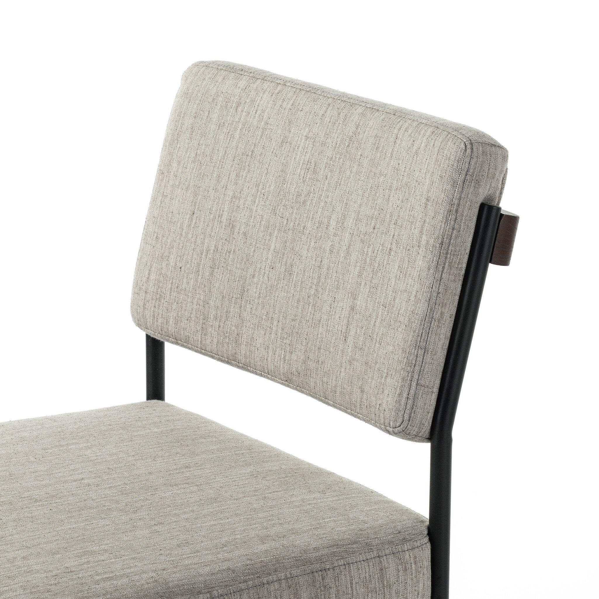 Four Hands Benton Dining Chair in Savile Flannel on white background at Addison West.