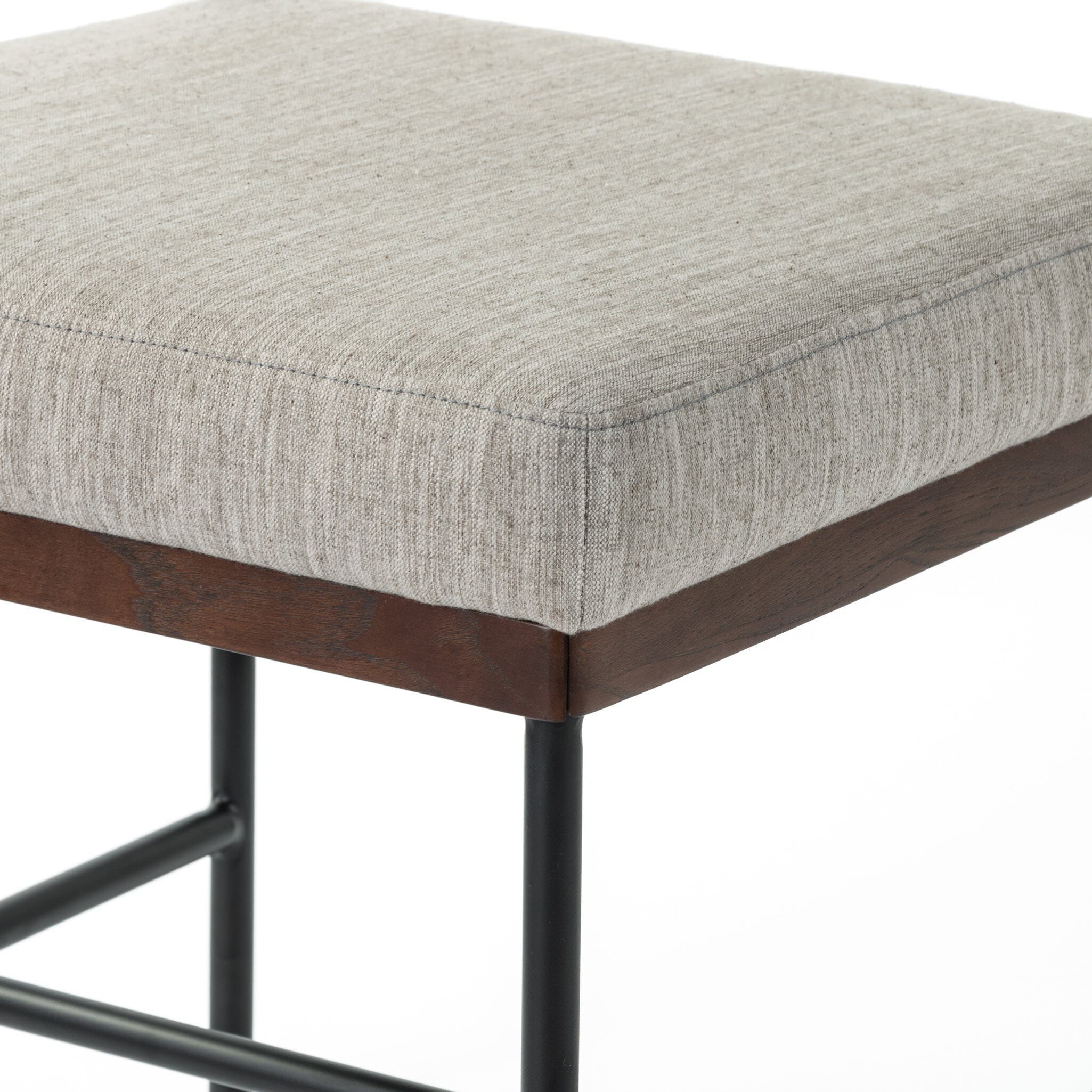 Four Hands Benton Dining Chair in Savile Flannel on white background at Addison West.