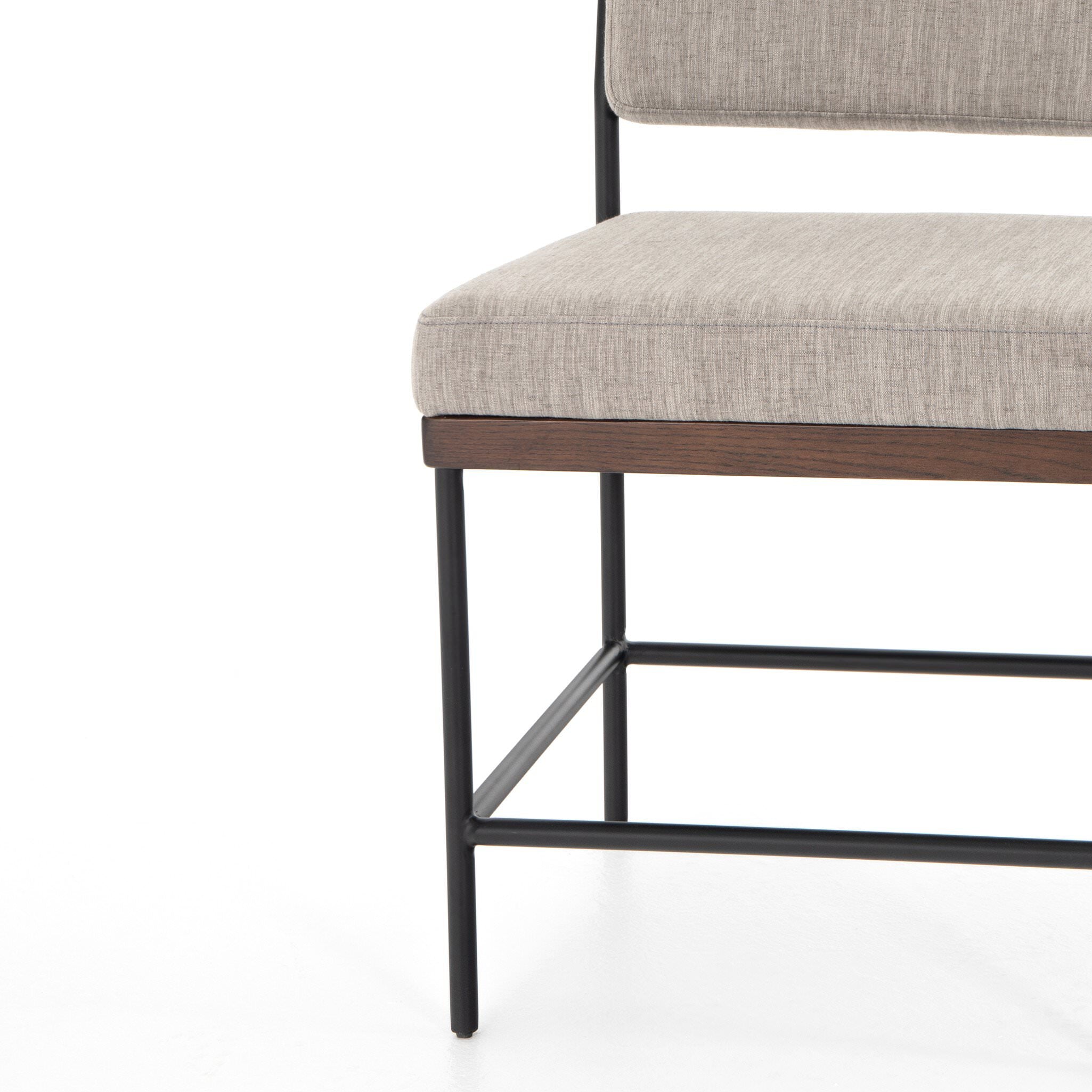 Four Hands Benton Dining Chair in Savile Flannel on white background at Addison West.